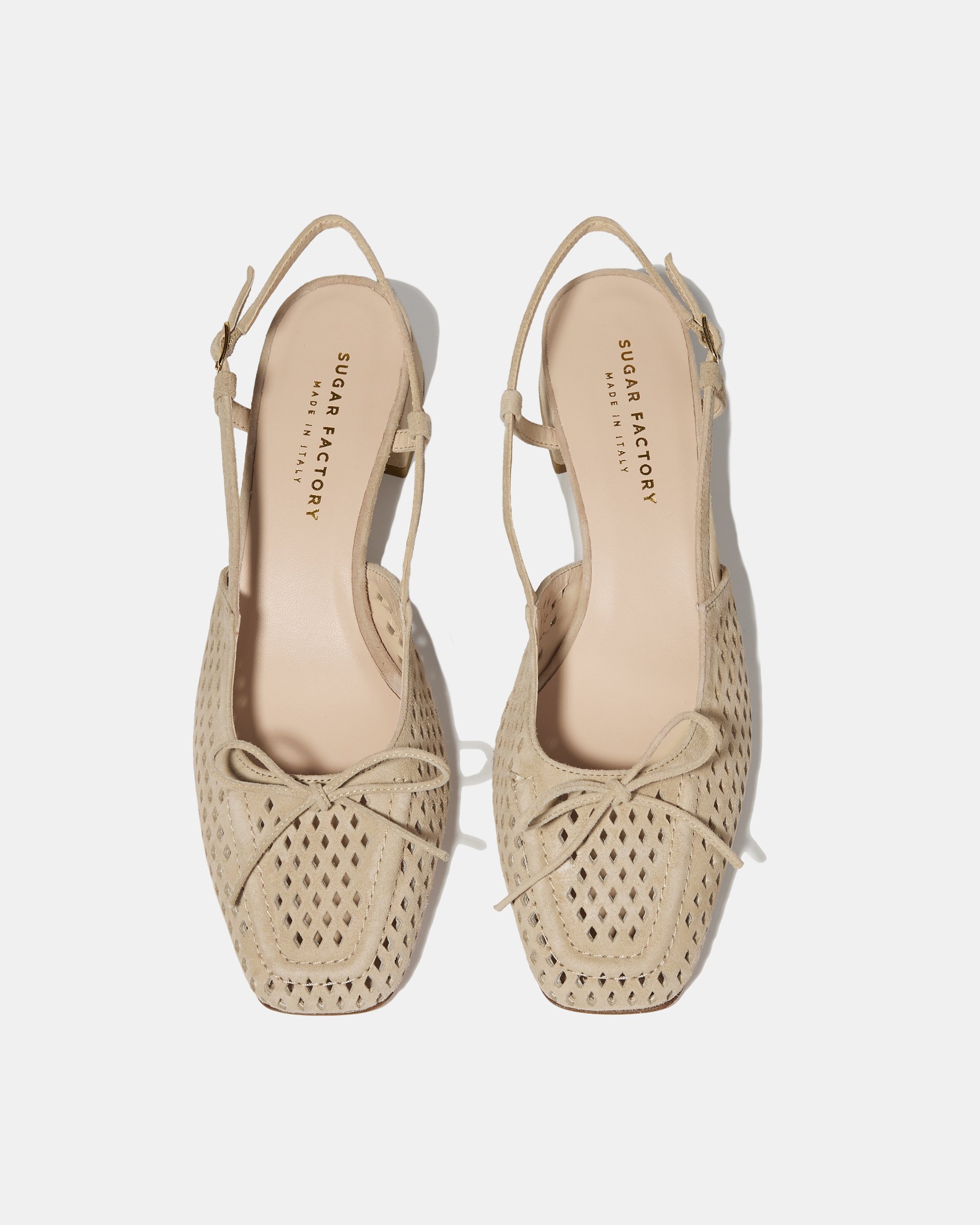 Бежевые замшевые туфли  - Image 3 of 4