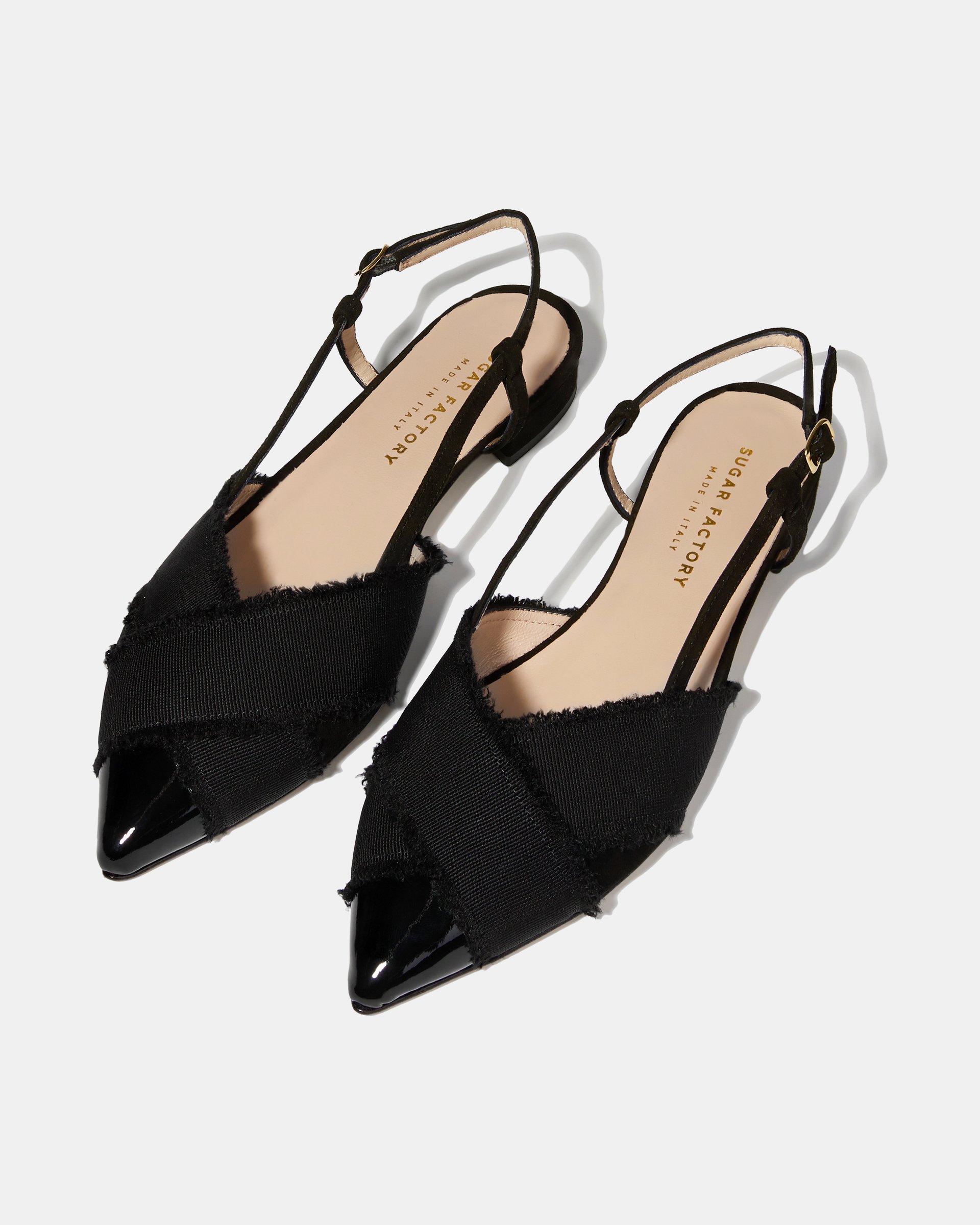 Черные туфли-слинбэк с острым носом - Image 3 of 5