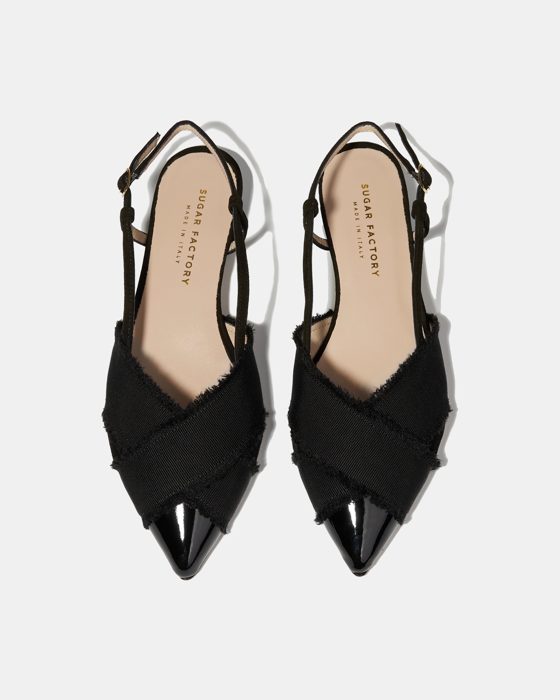 Черные туфли-слинбэк с острым носом - Image 4 of 5