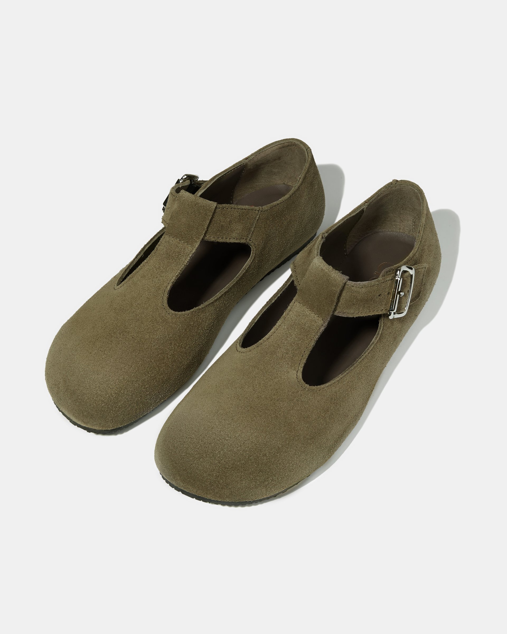 Оливковые замшевые туфли - Image 2 of 4