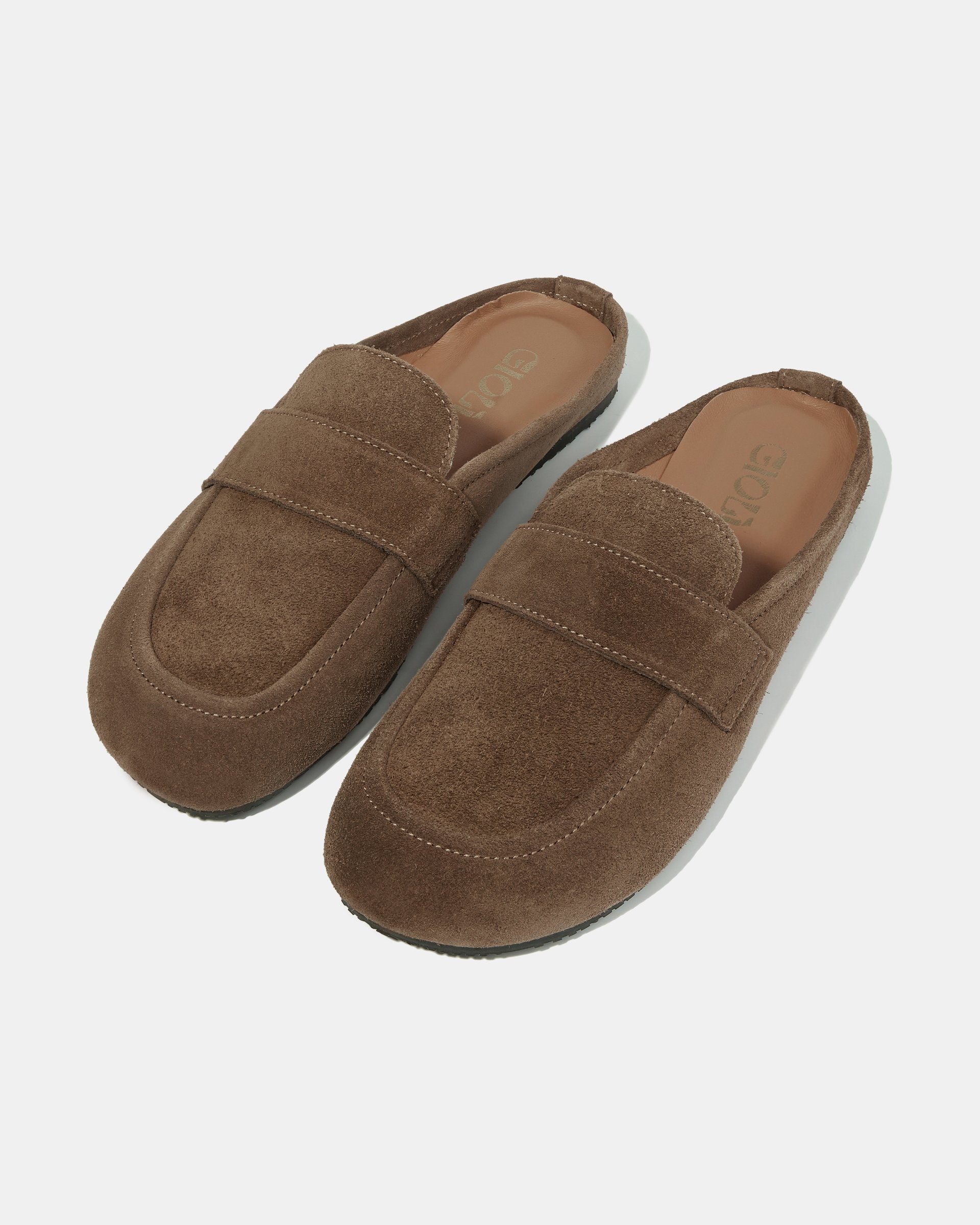 Бежевые замшевые слиперы - Image 2 of 4