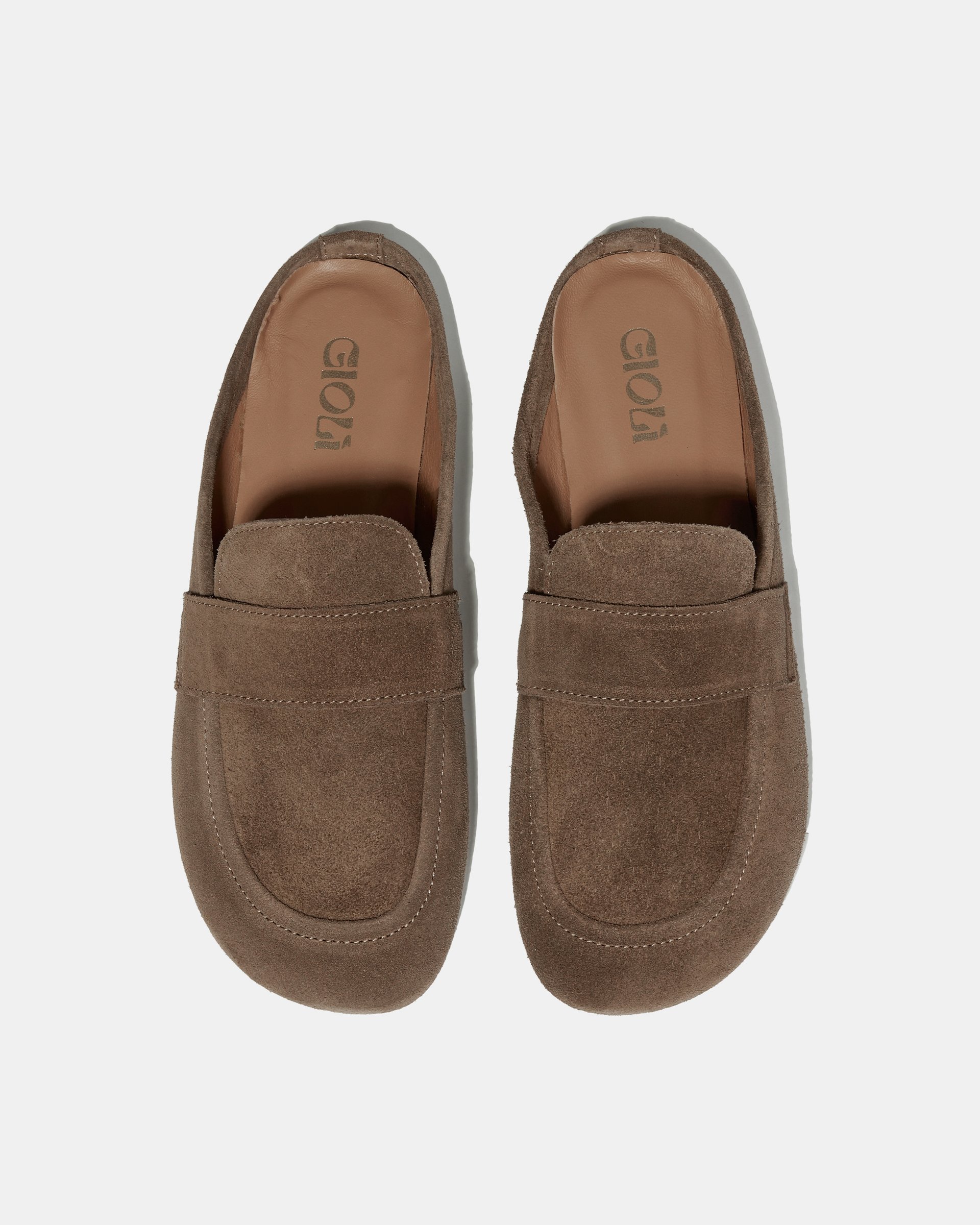 Бежевые замшевые слиперы - Image 3 of 4