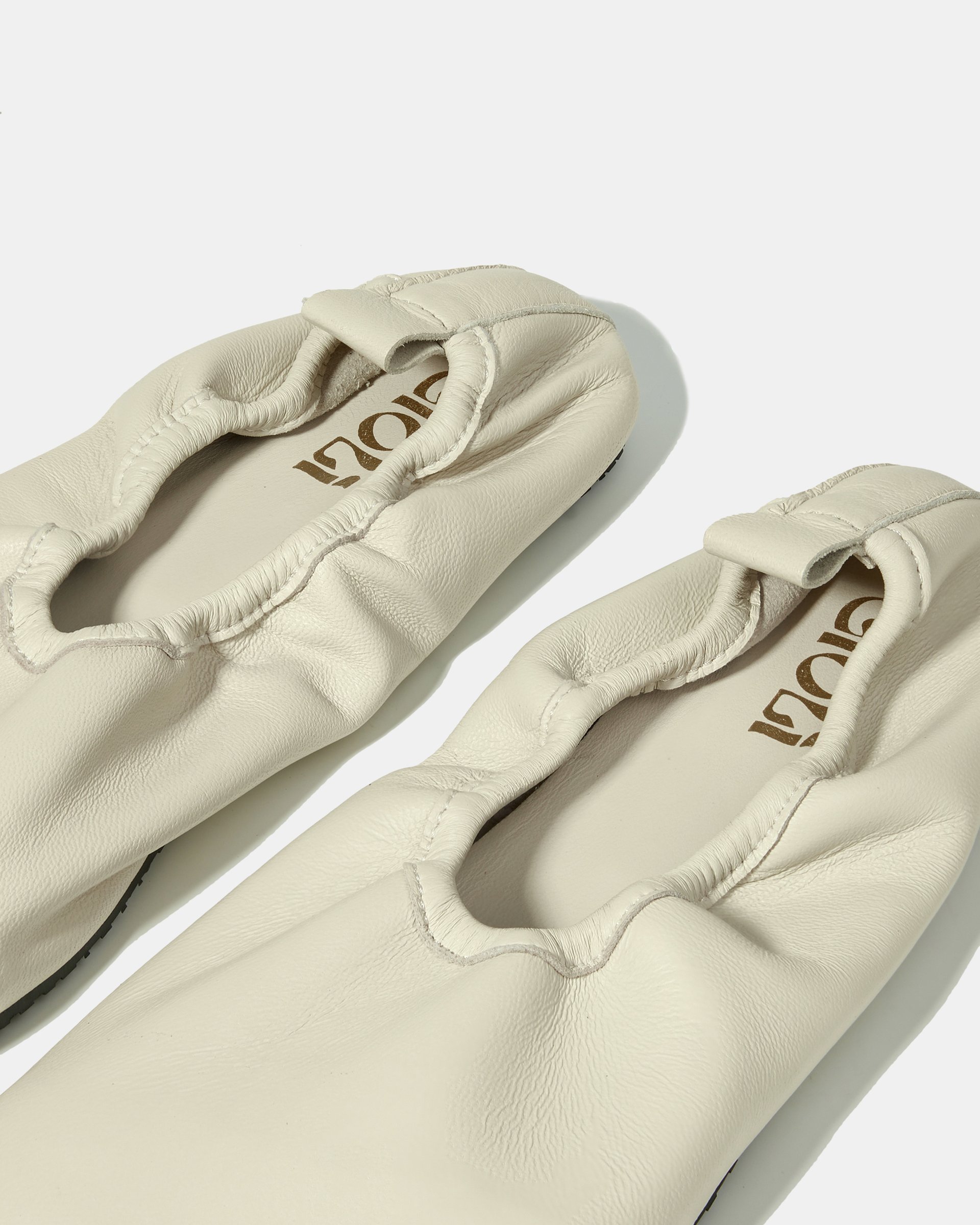 Белые кожаные балетки - Image 4 of 4