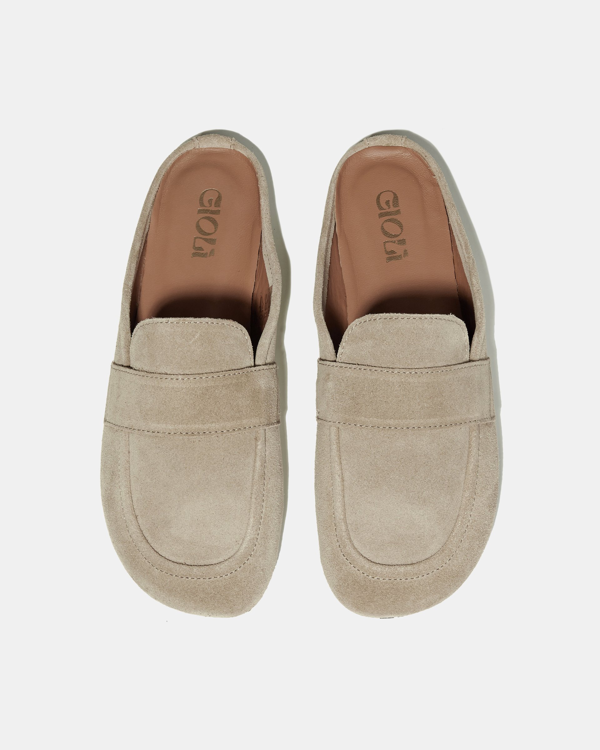 Коричневые замшевые слиперы - Image 3 of 4