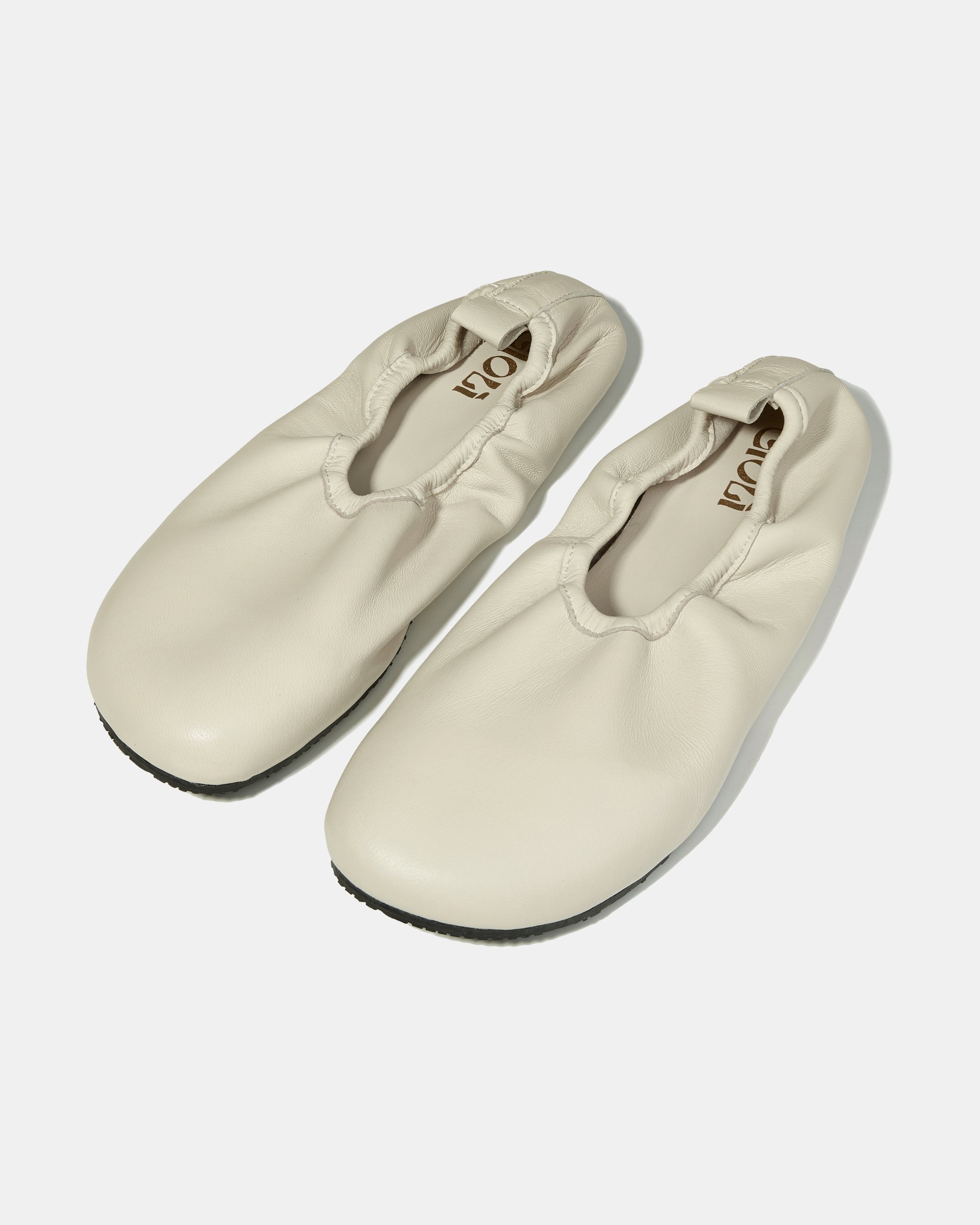 Белые кожаные балетки - Image 2 of 4