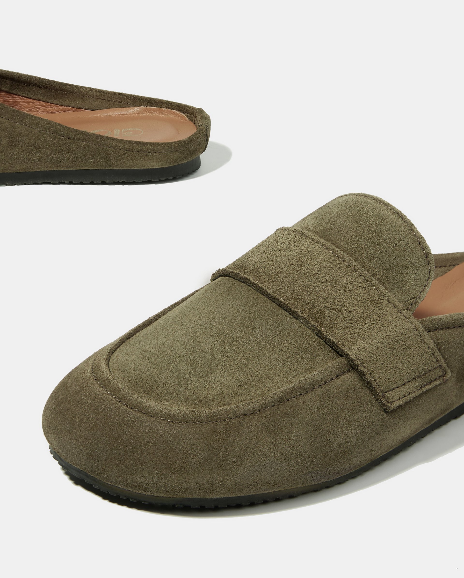 Зеленые замшевые слиперы - Image 4 of 4