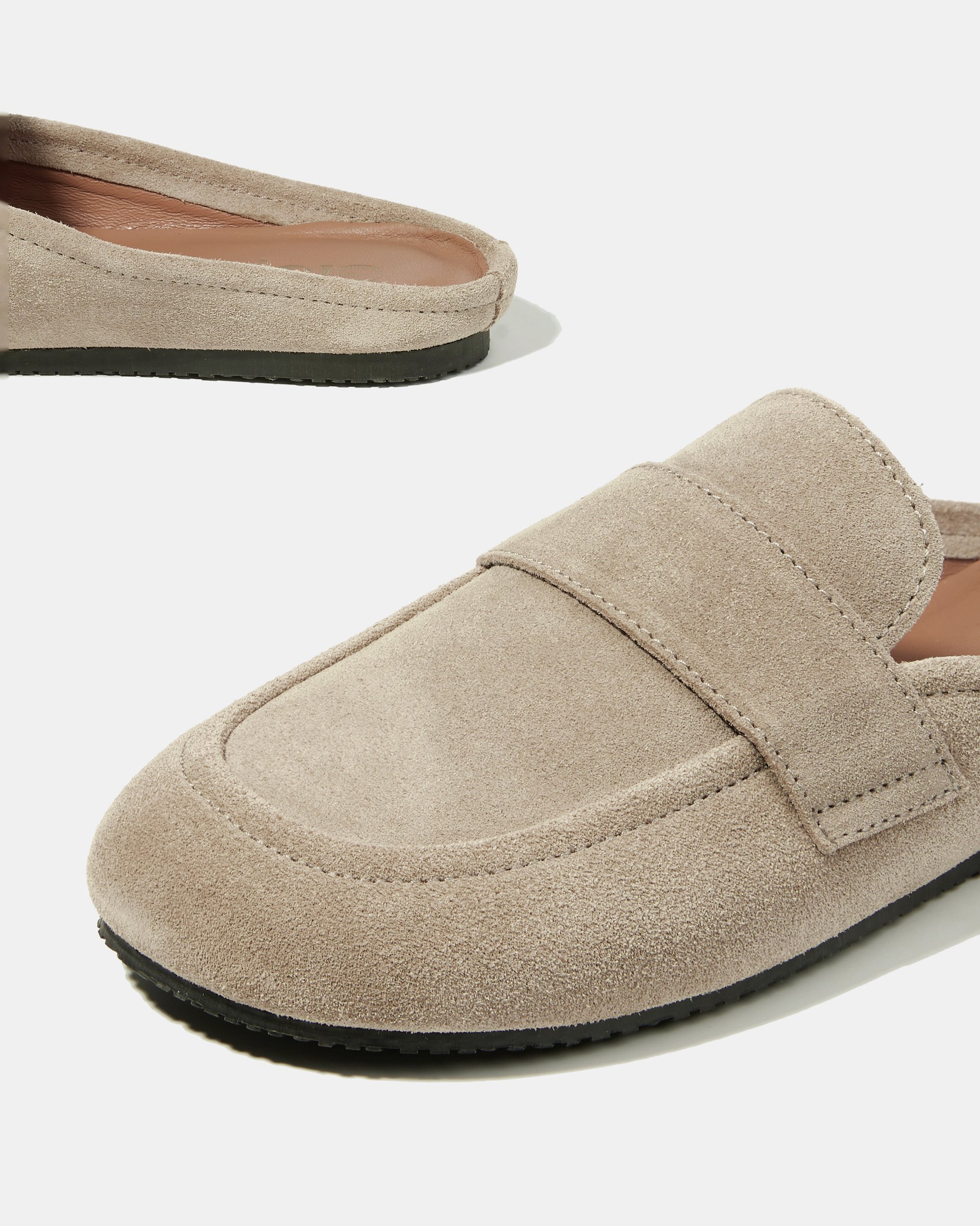 Коричневые замшевые слиперы - Image 4 of 4