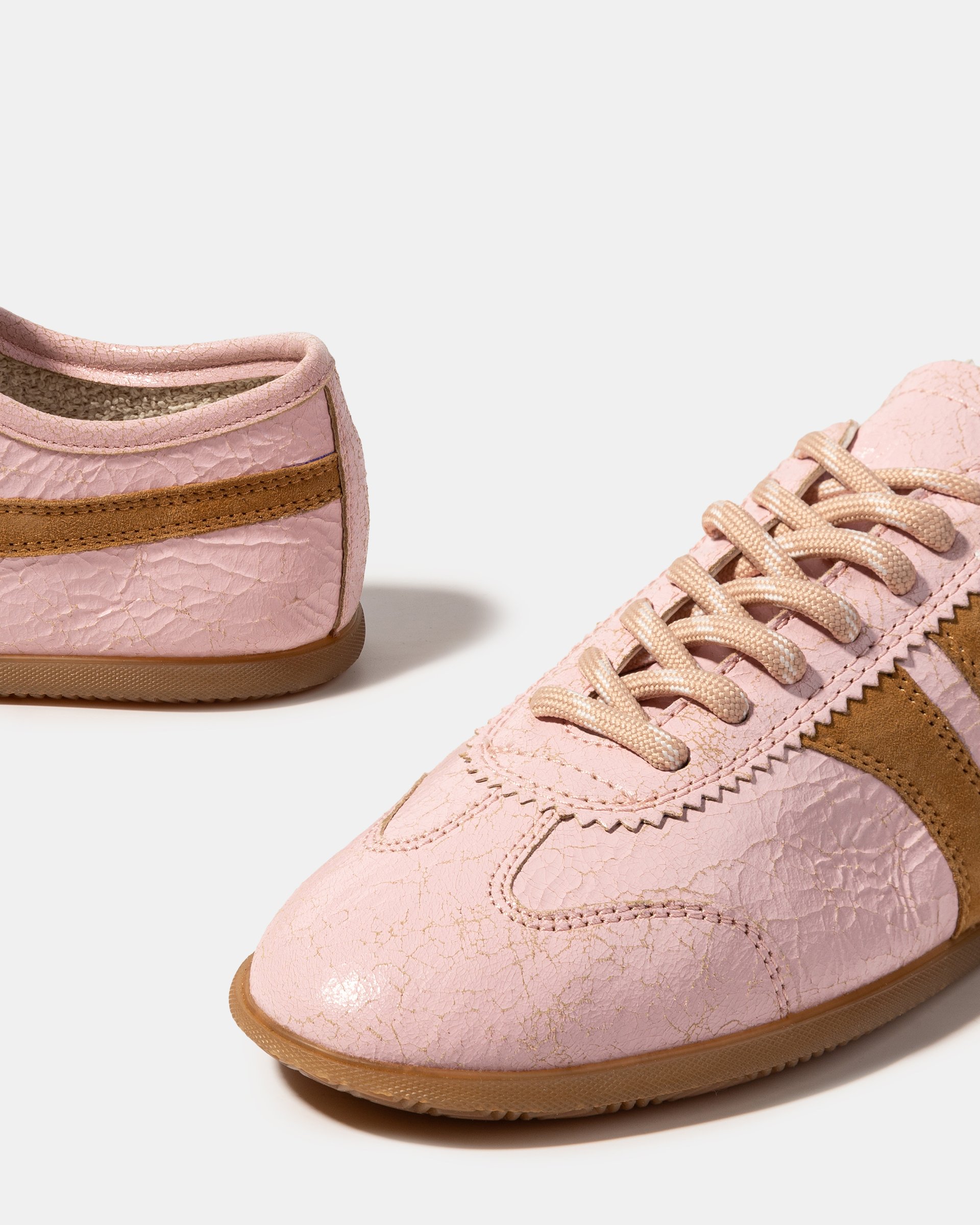 Розовые кожаные кеды - Image 4 of 6