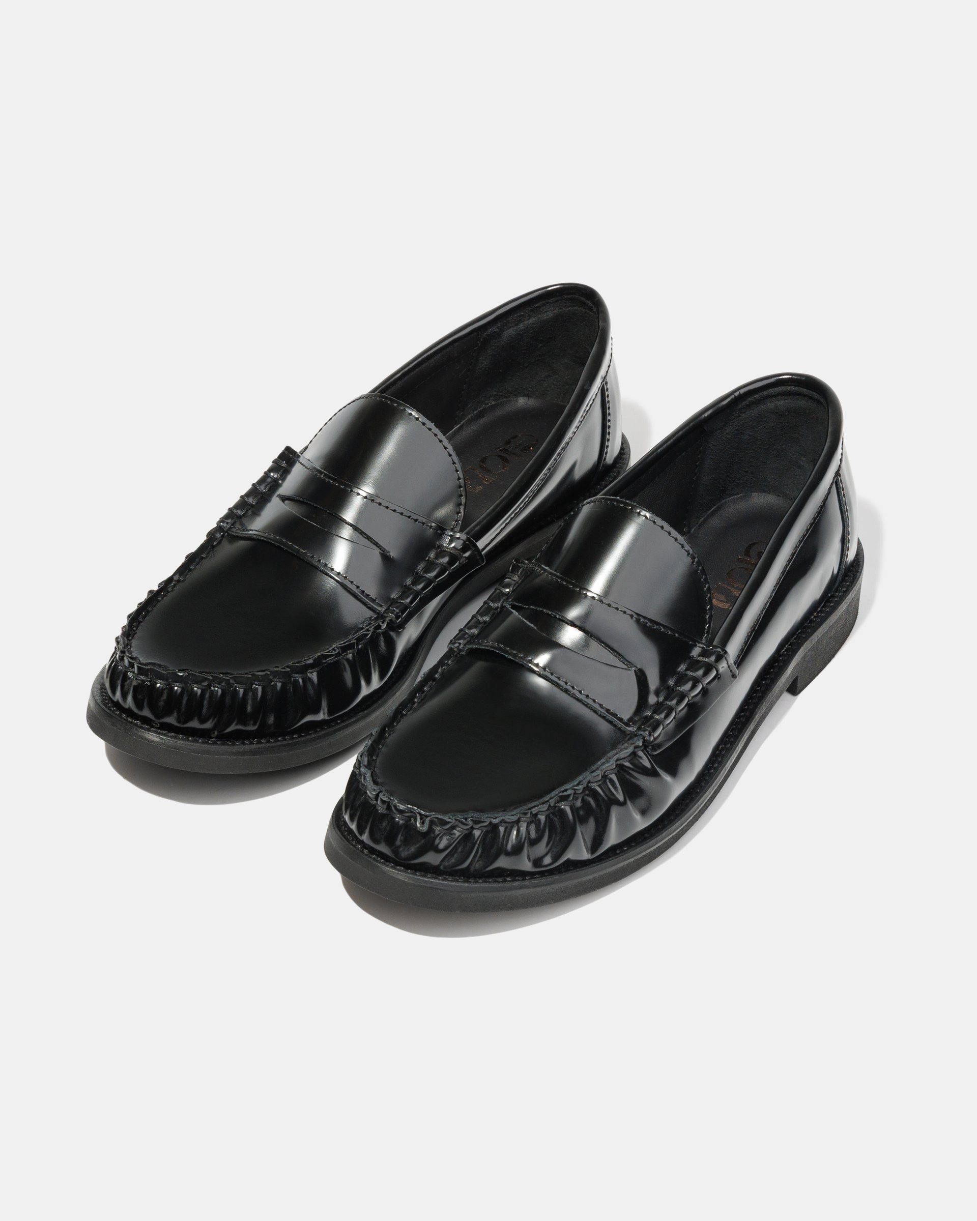 Черные кожаные лоферы - Image 2 of 5