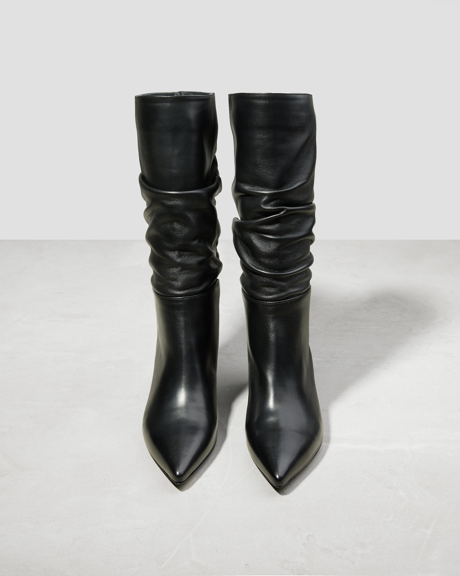 Черные сапоги из натуральной кожи - Image 2 of 5