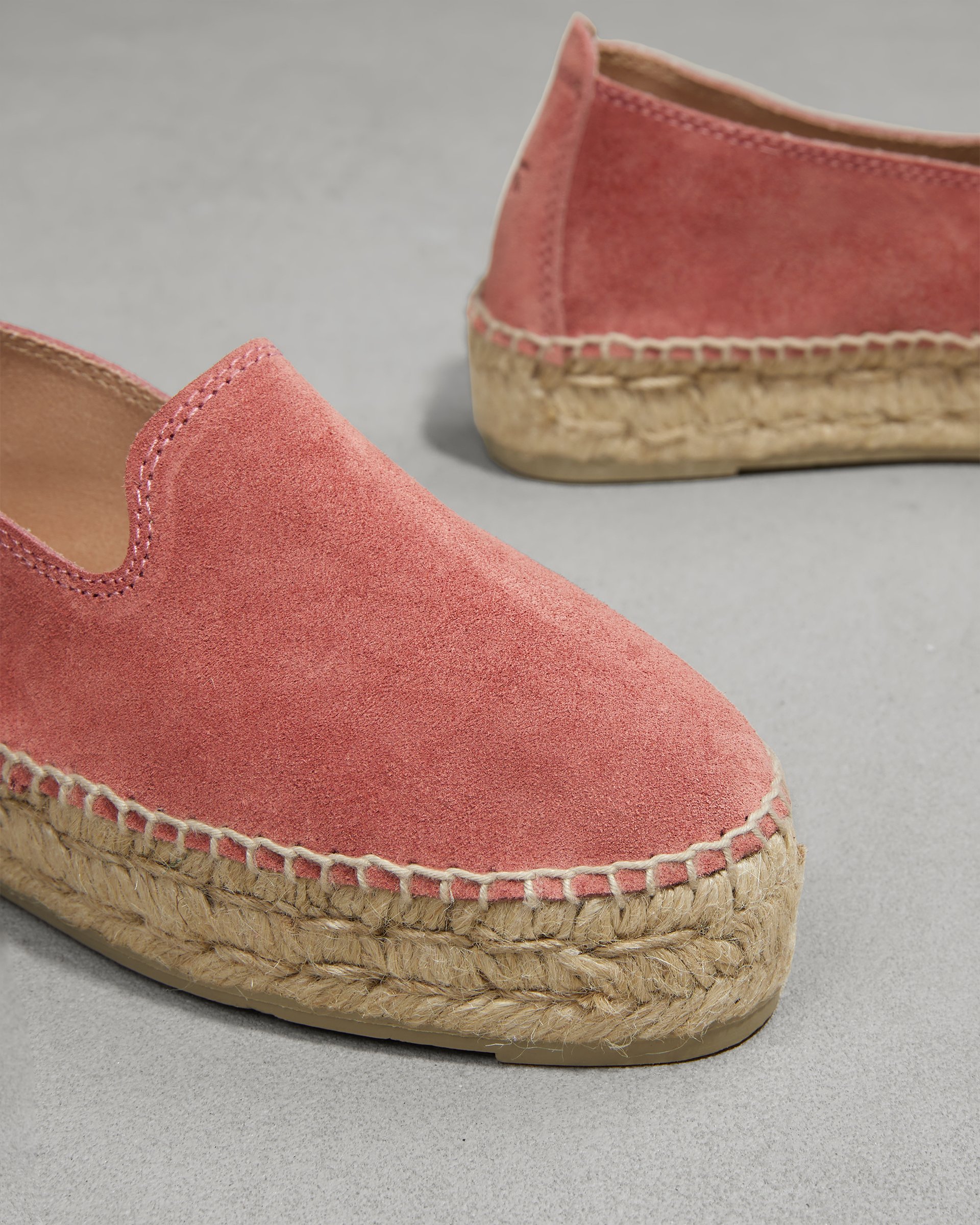 Бордовые замшевые эспадрильи - Image 3 of 5