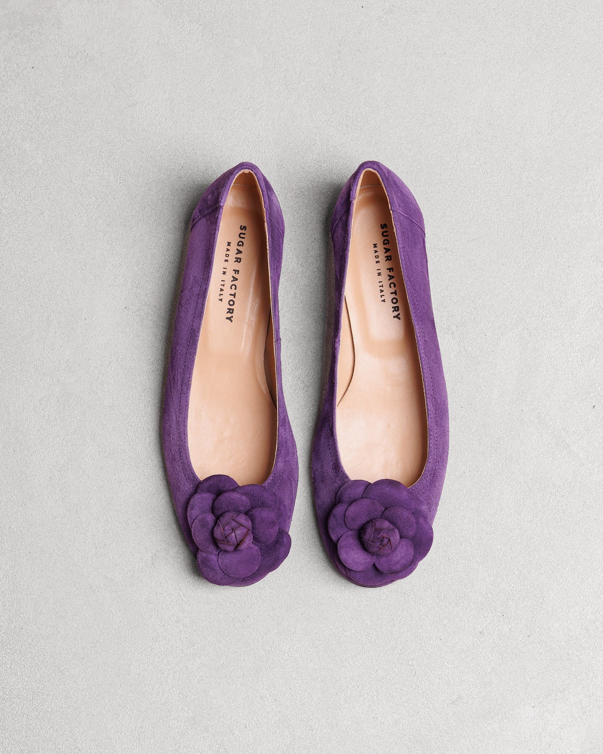 Замшевые фиолетовые туфли - Image 3 of 6