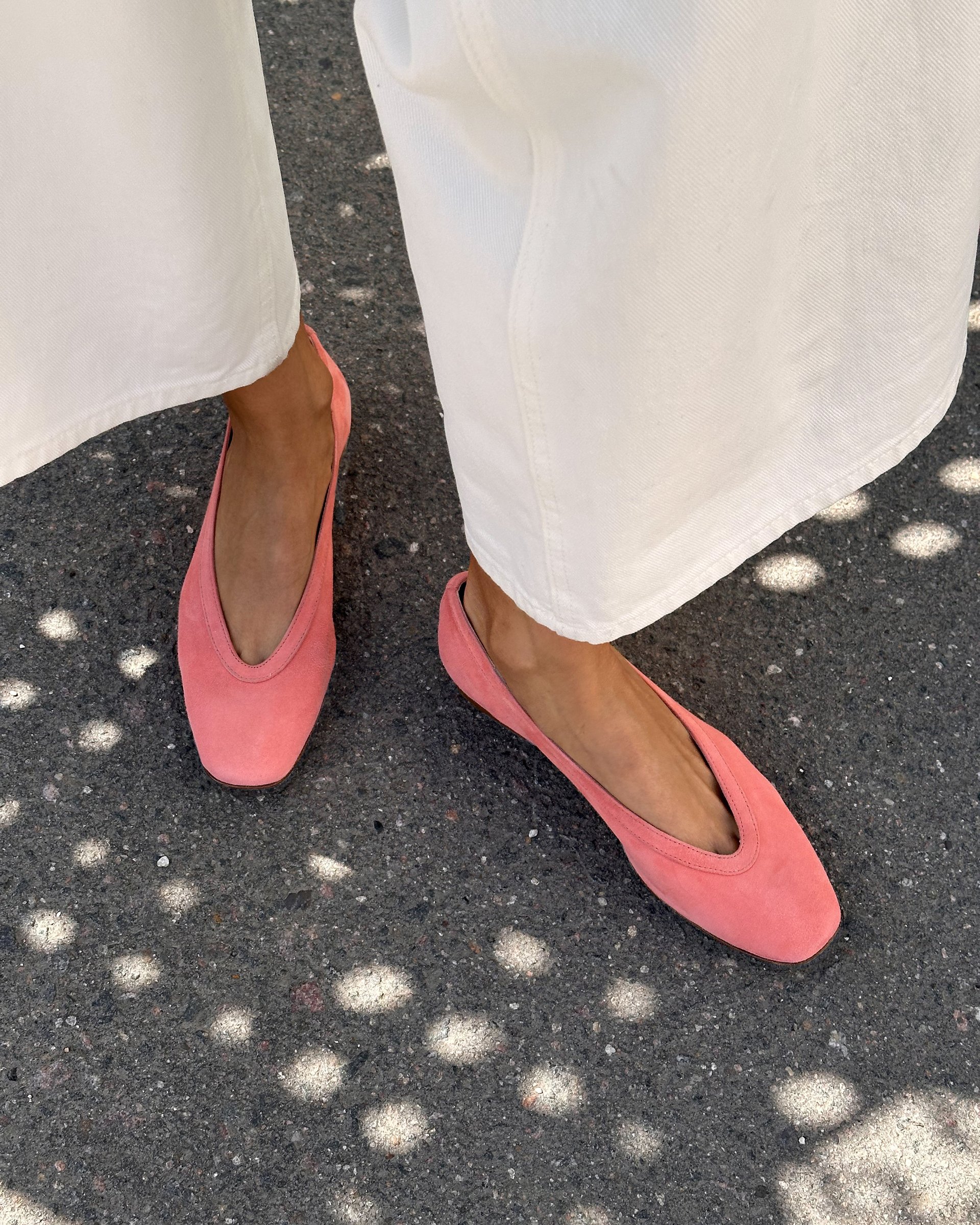Розовые замшевые балетки - Image 5 of 5