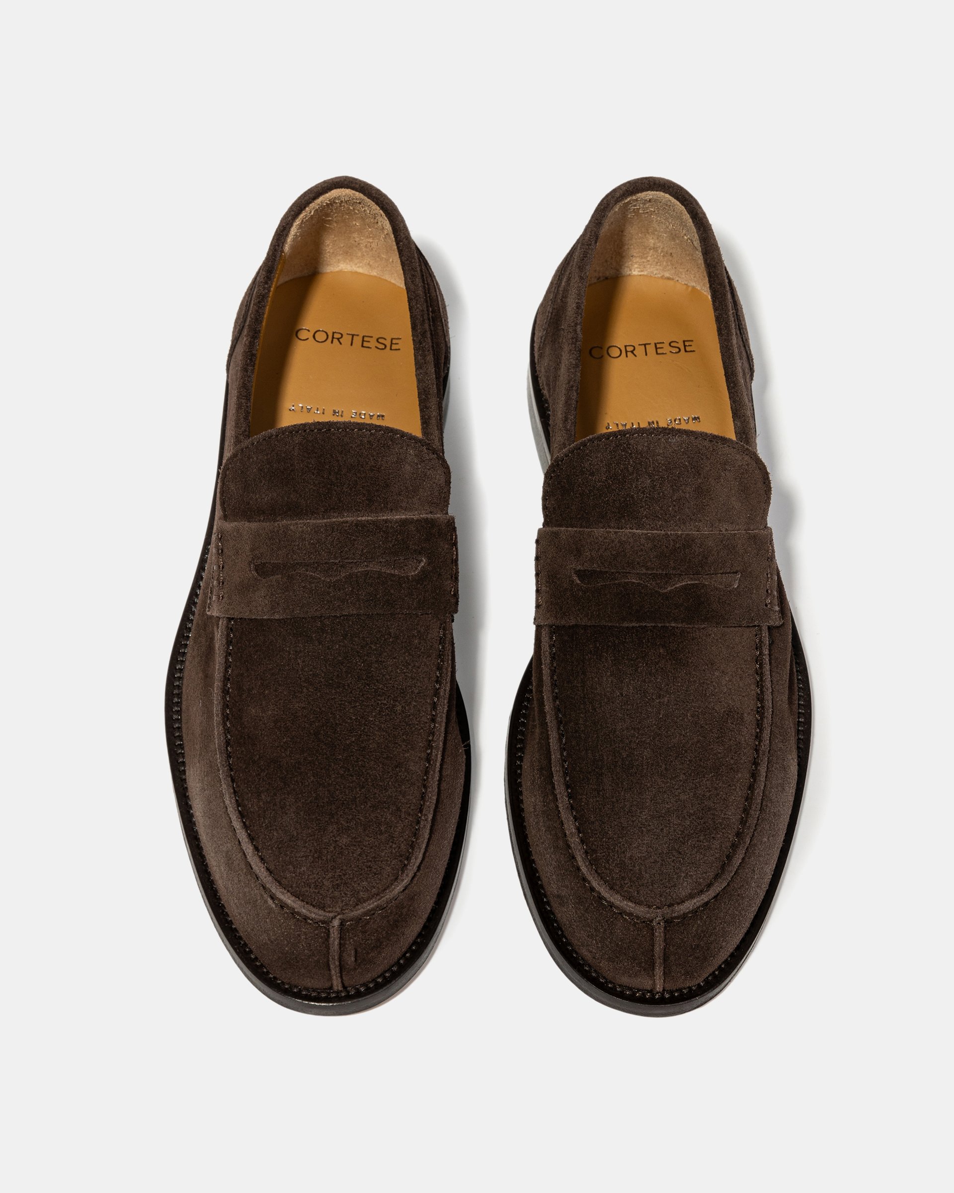 Темно-коричневые замшевые лоферы - Image 3 of 5