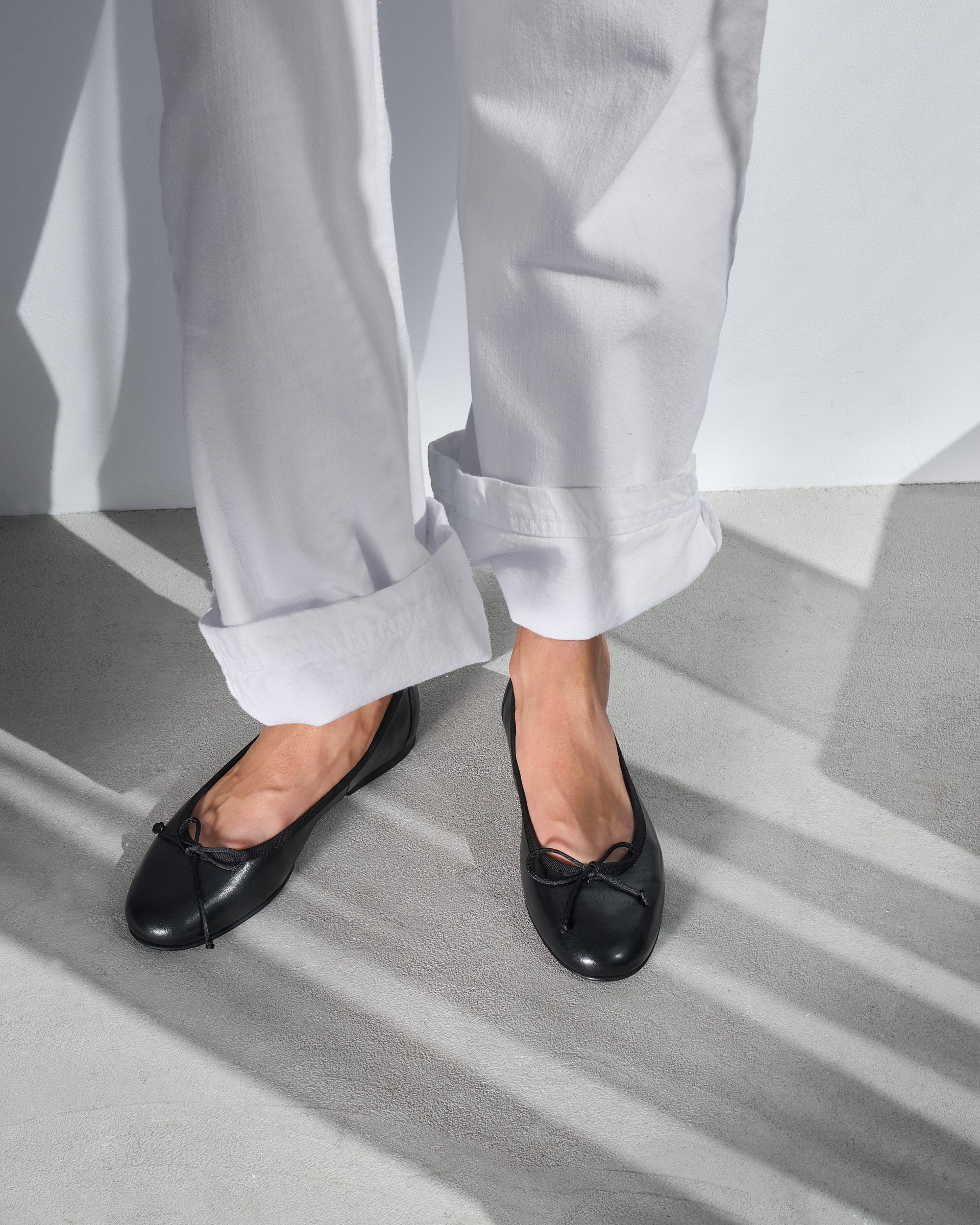 Черные кожаные балетки - Image 5 of 7