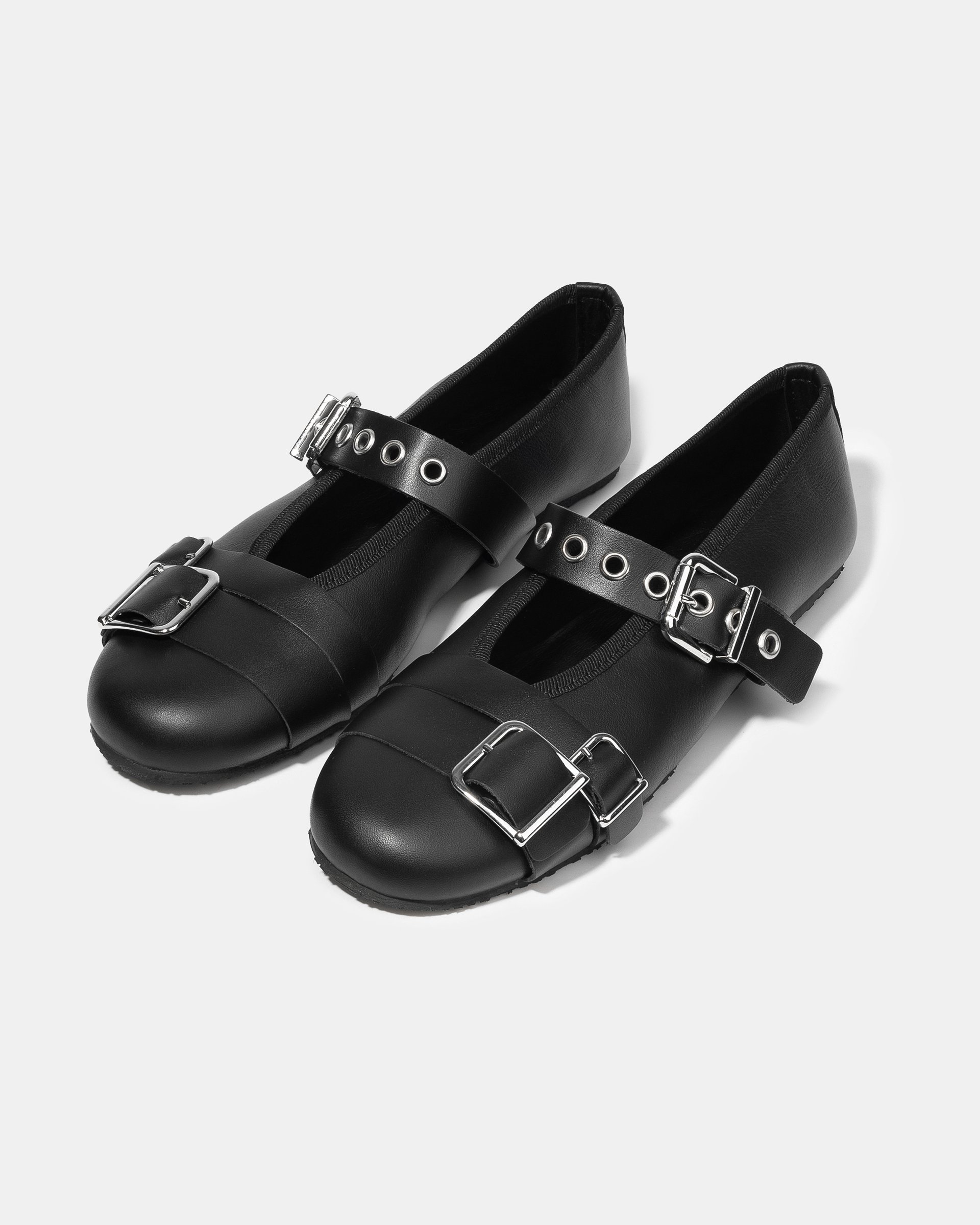 Черные кожаные туфли с пряжкой - Image 3 of 5