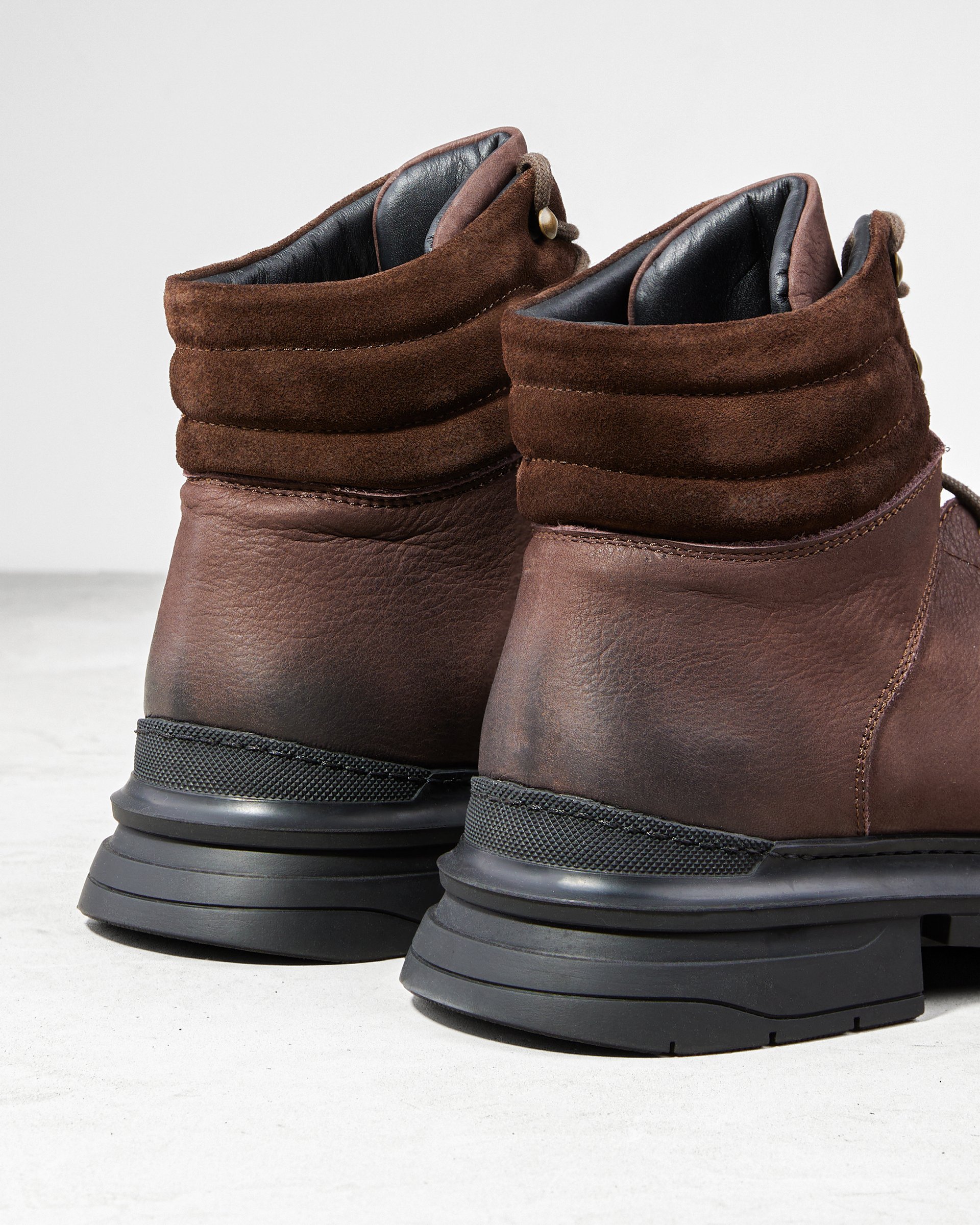 Коричневые кожаные ботинки - Image 4 of 5