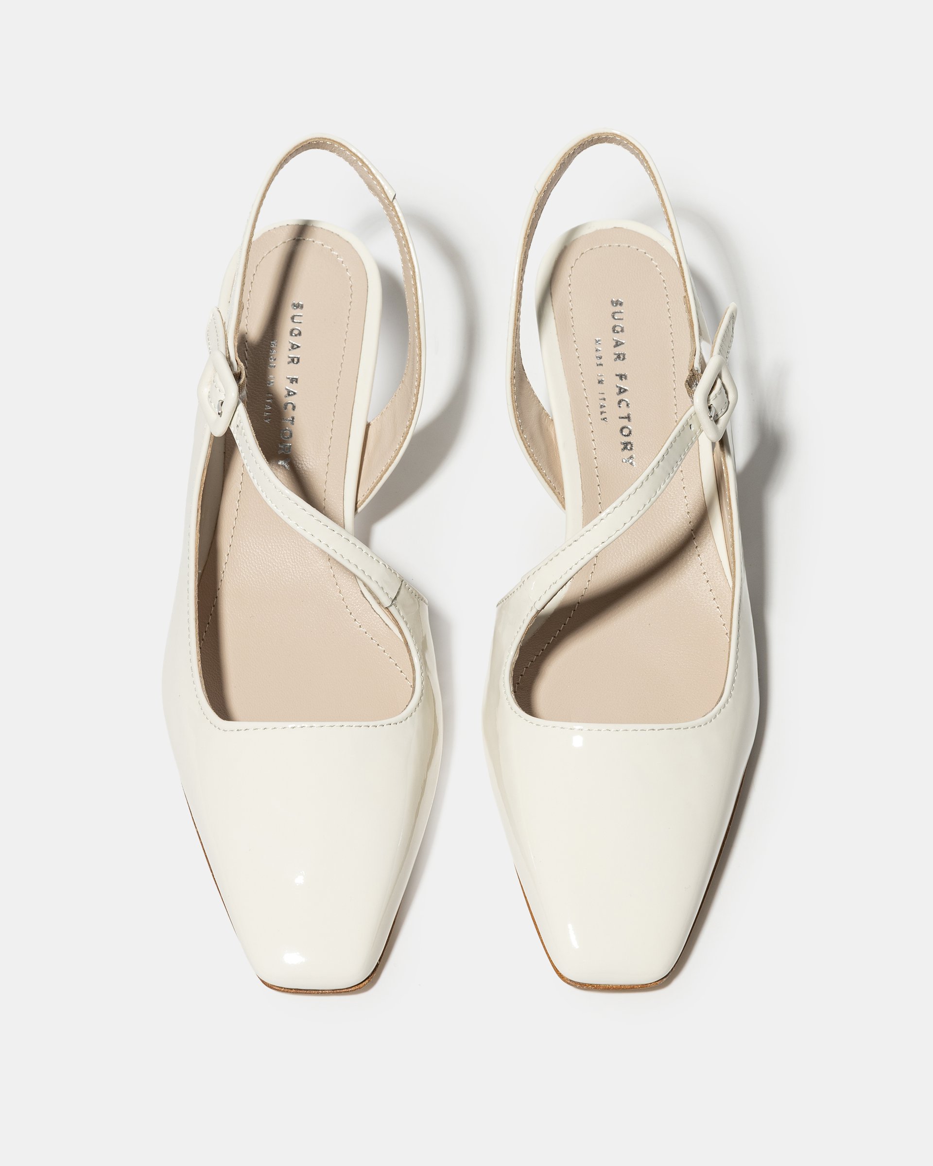 Белые лаковые туфли на ремешке - Image 3 of 4