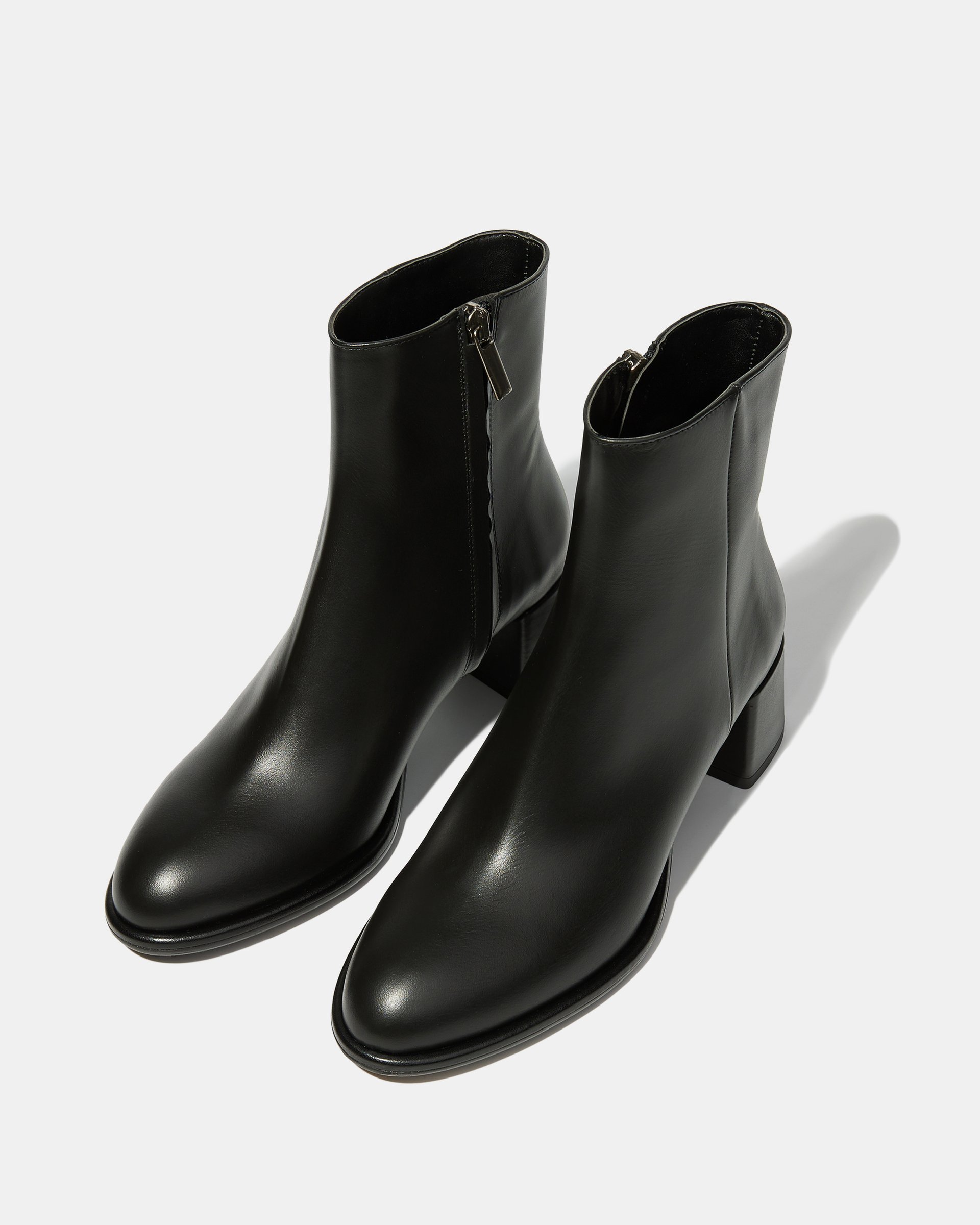 Черные кожаные ботильоны - Image 2 of 5