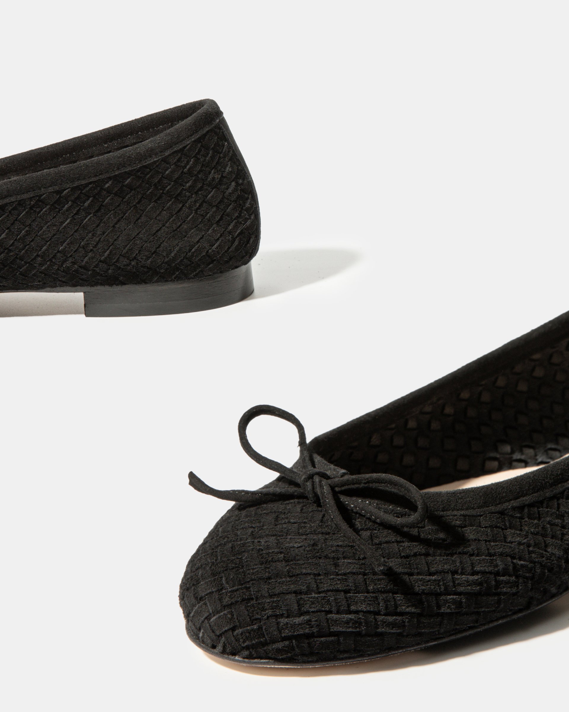 Черные балетки с бантиком - Image 4 of 4