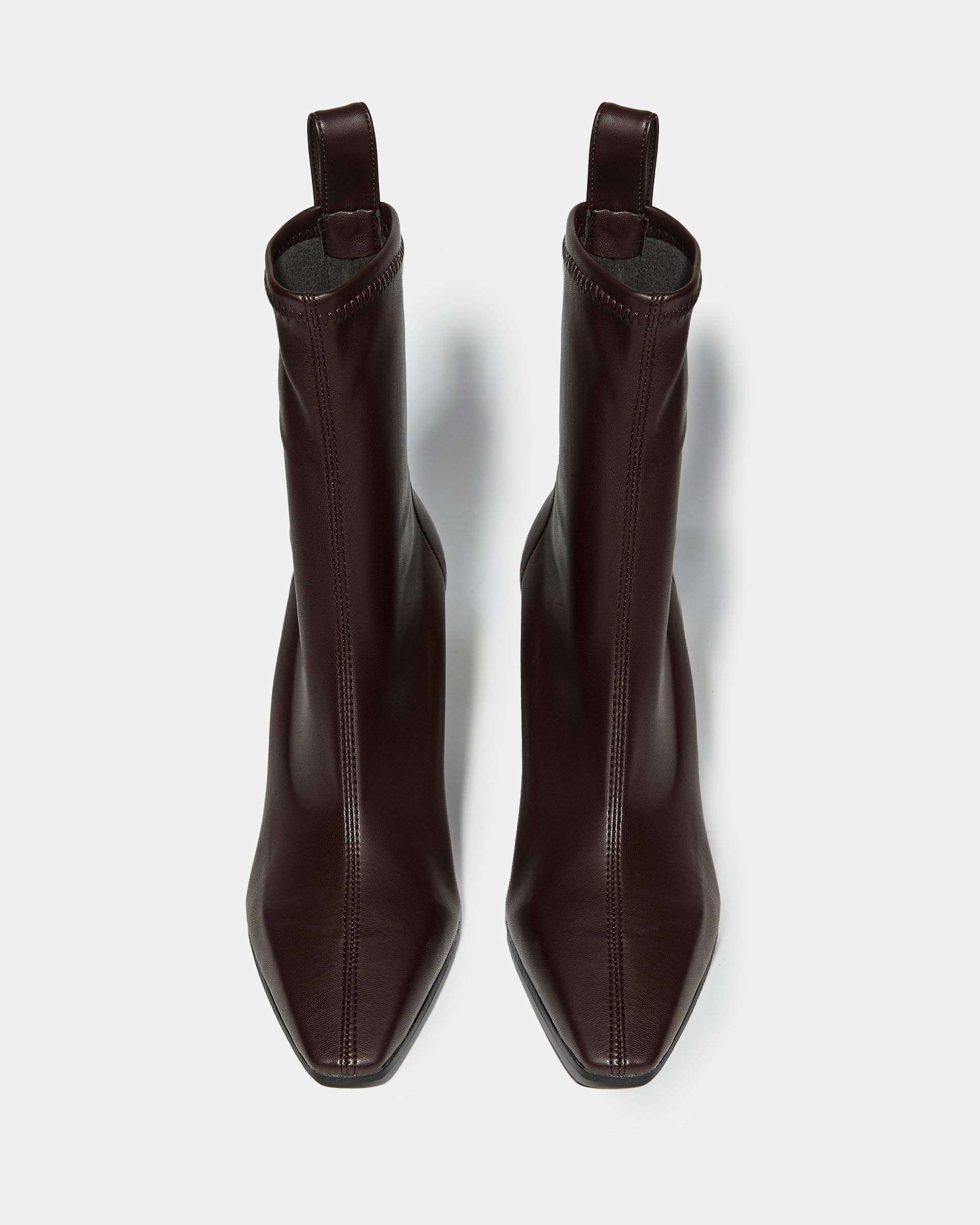 Темно-коричневые ботильоны на высоком каблуке - Image 3 of 5