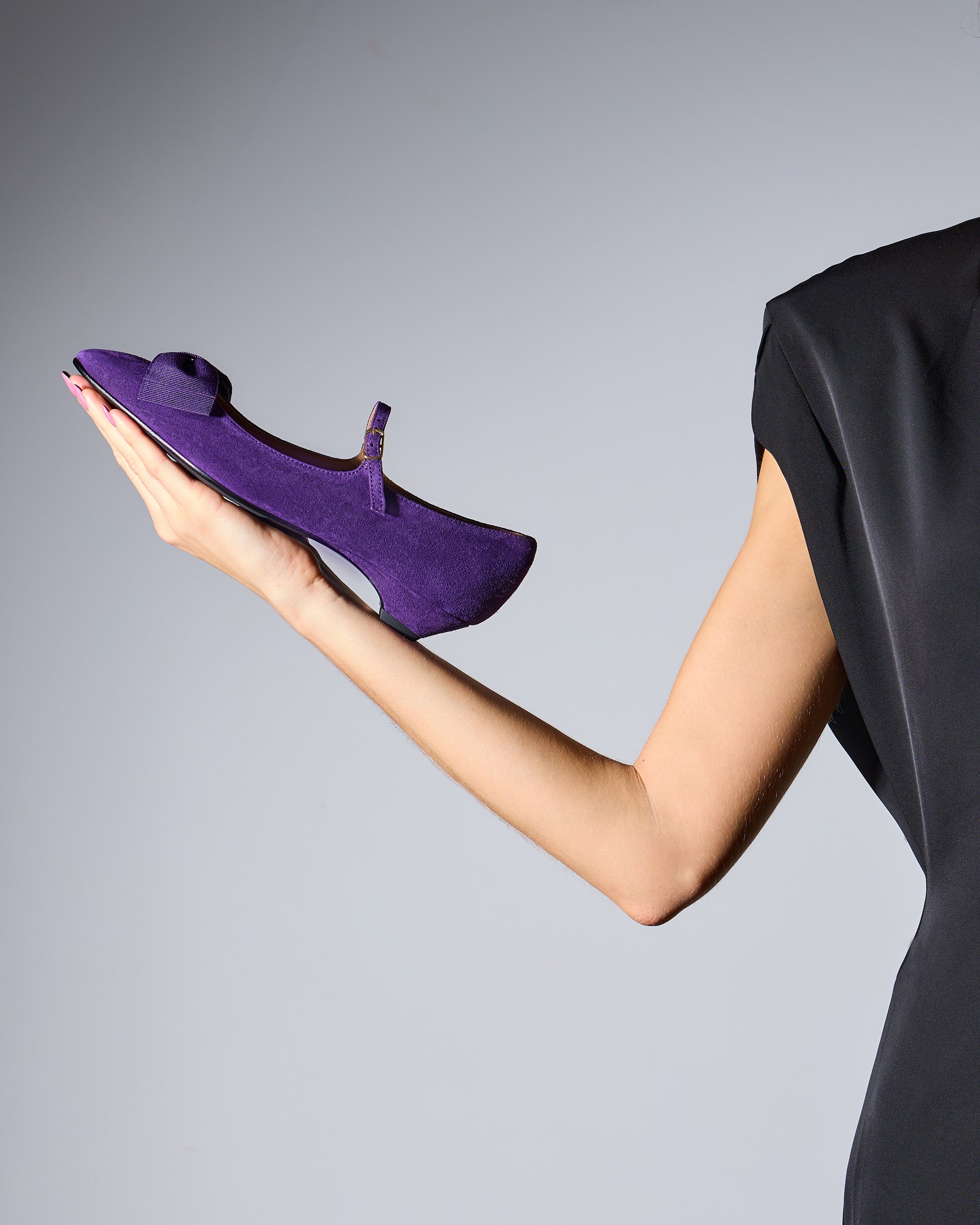Фиолетовые замшевые туфли - Image 5 of 7