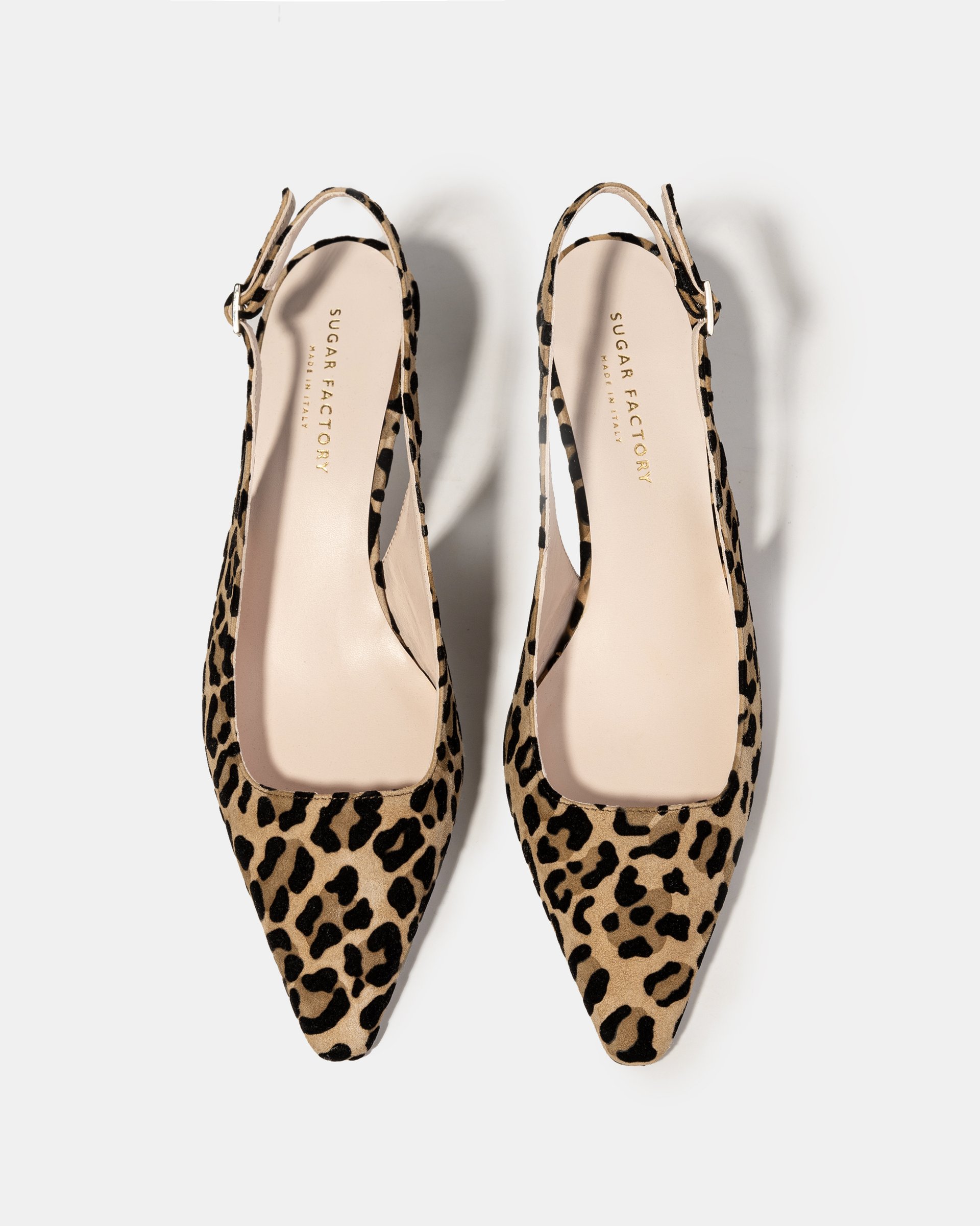 Леопардовые замшевые туфли на каблуке - Image 3 of 5