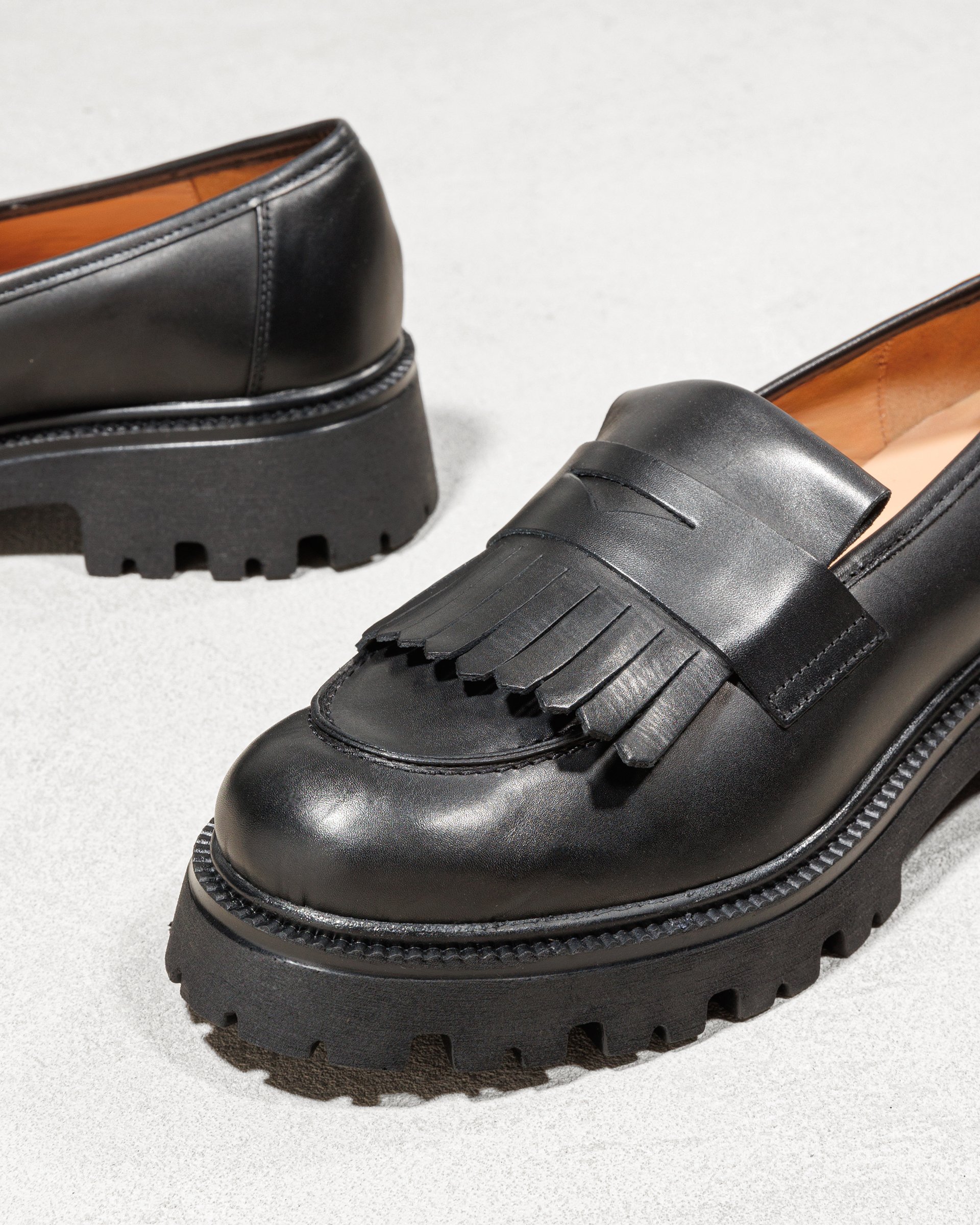 Черные кожаные лоферы - Image 4 of 4