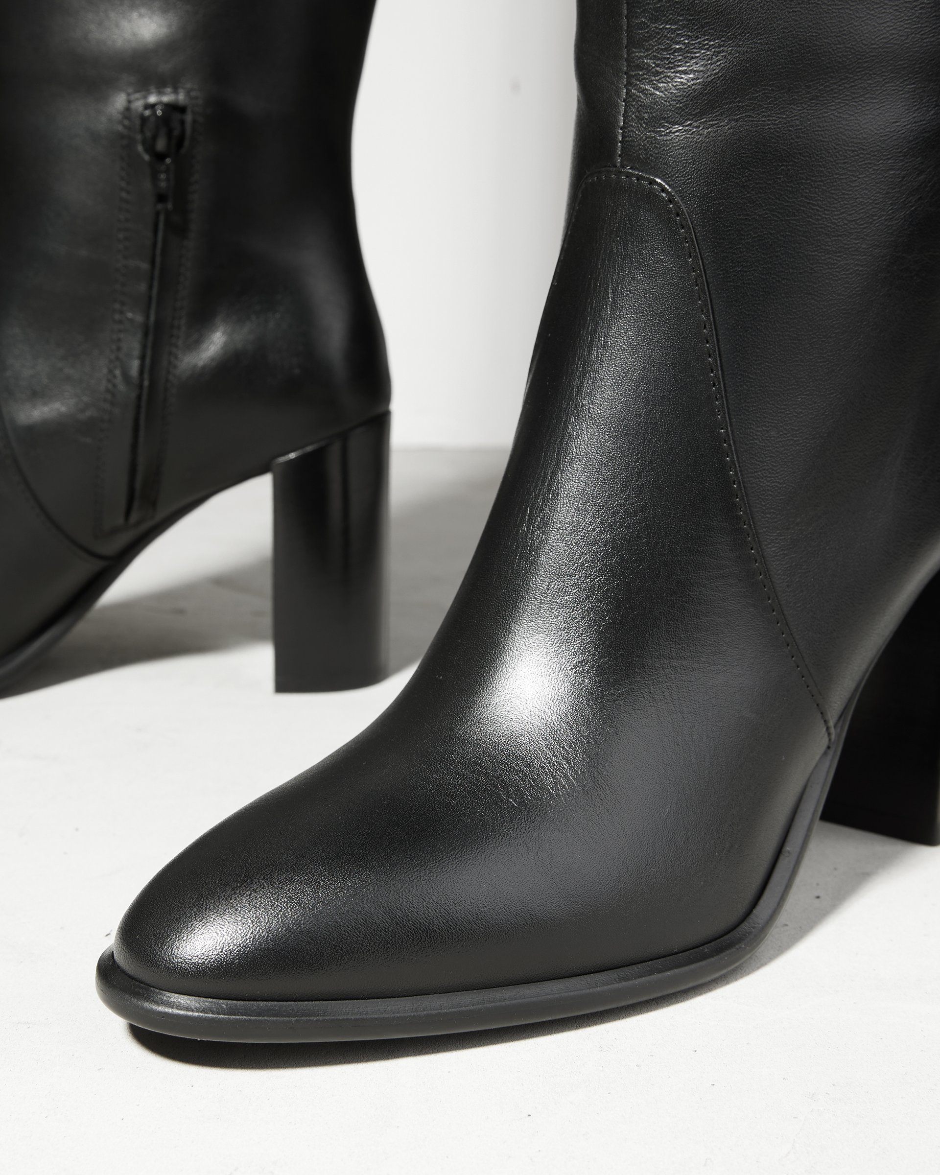 Черные кожаные сапоги - Image 4 of 6