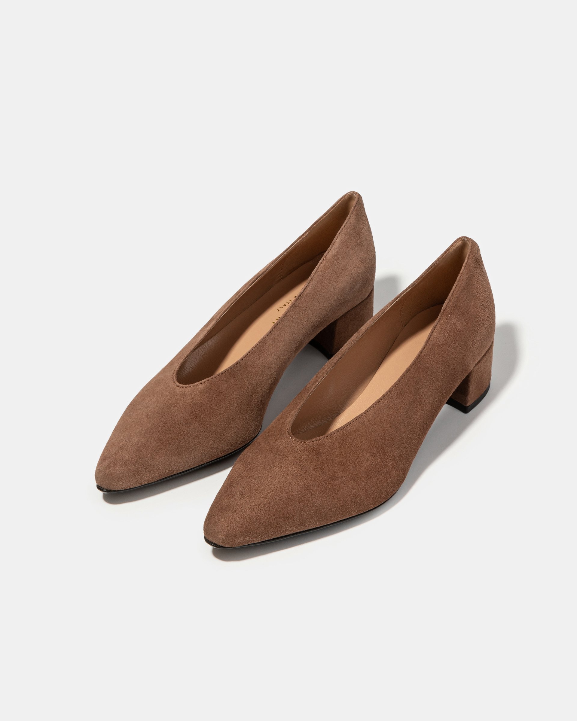 Бежевые замшевые туфли - Image 2 of 4