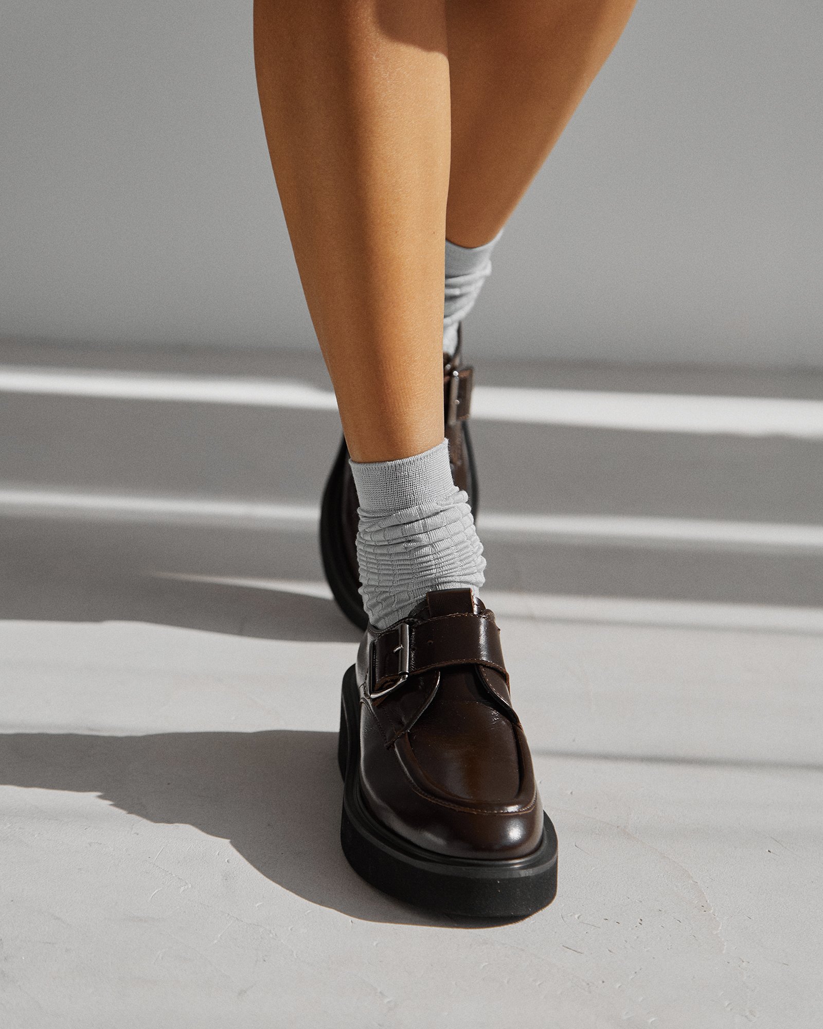 Коричневые лоферы из натуральной кожи - Image 5 of 5