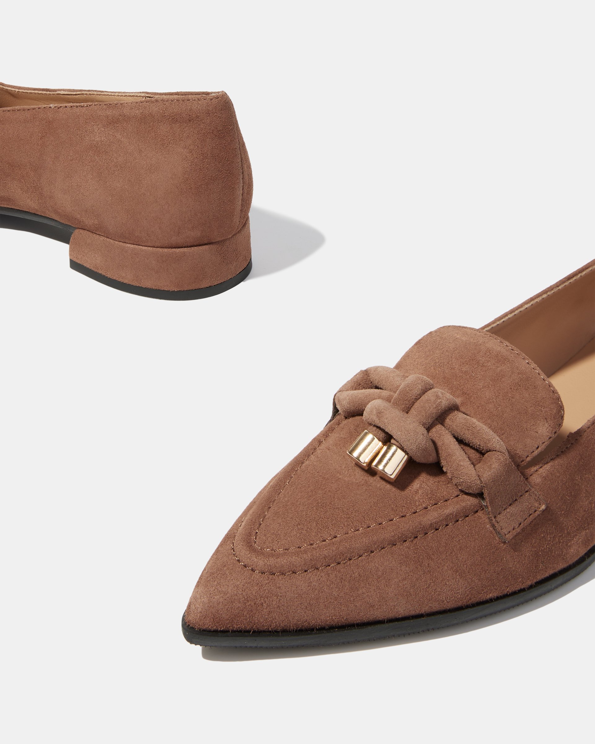 Коричневые замшевые туфли - Image 4 of 5