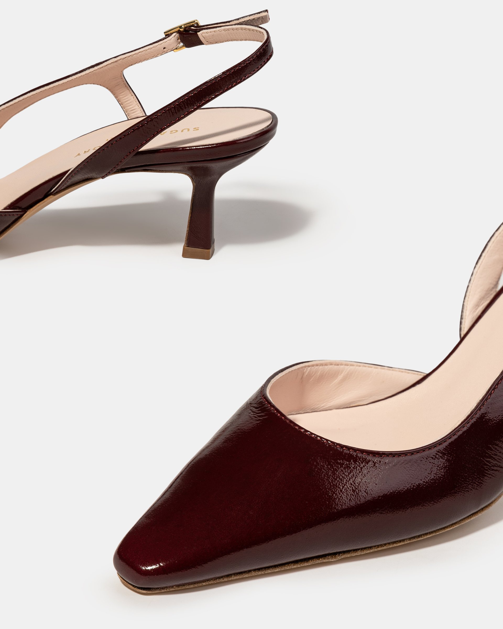 Винные лакированные туфли - Image 4 of 4