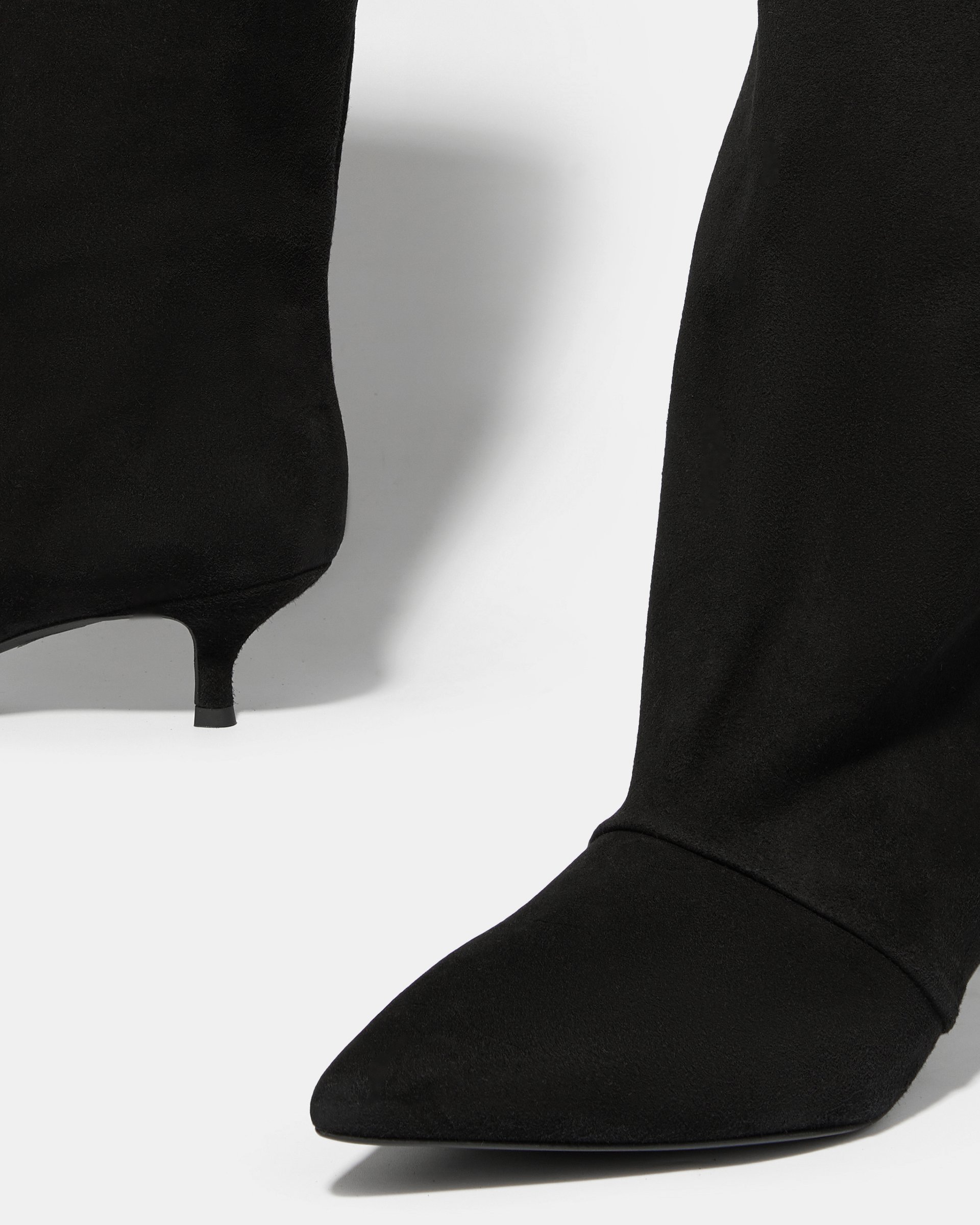 Черные замшевые сапоги - Image 4 of 6