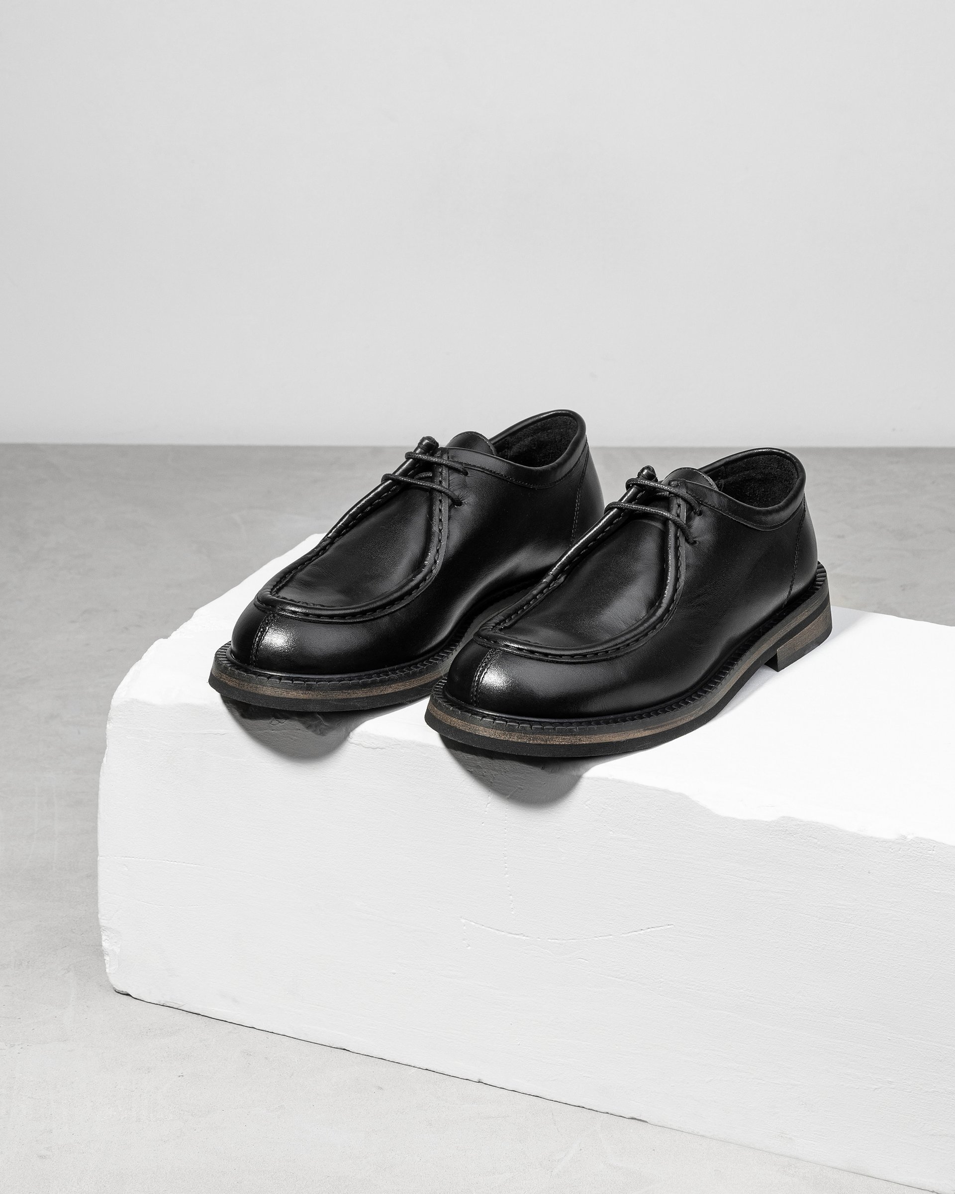 Черные кожаные полуботинки - Image 2 of 5