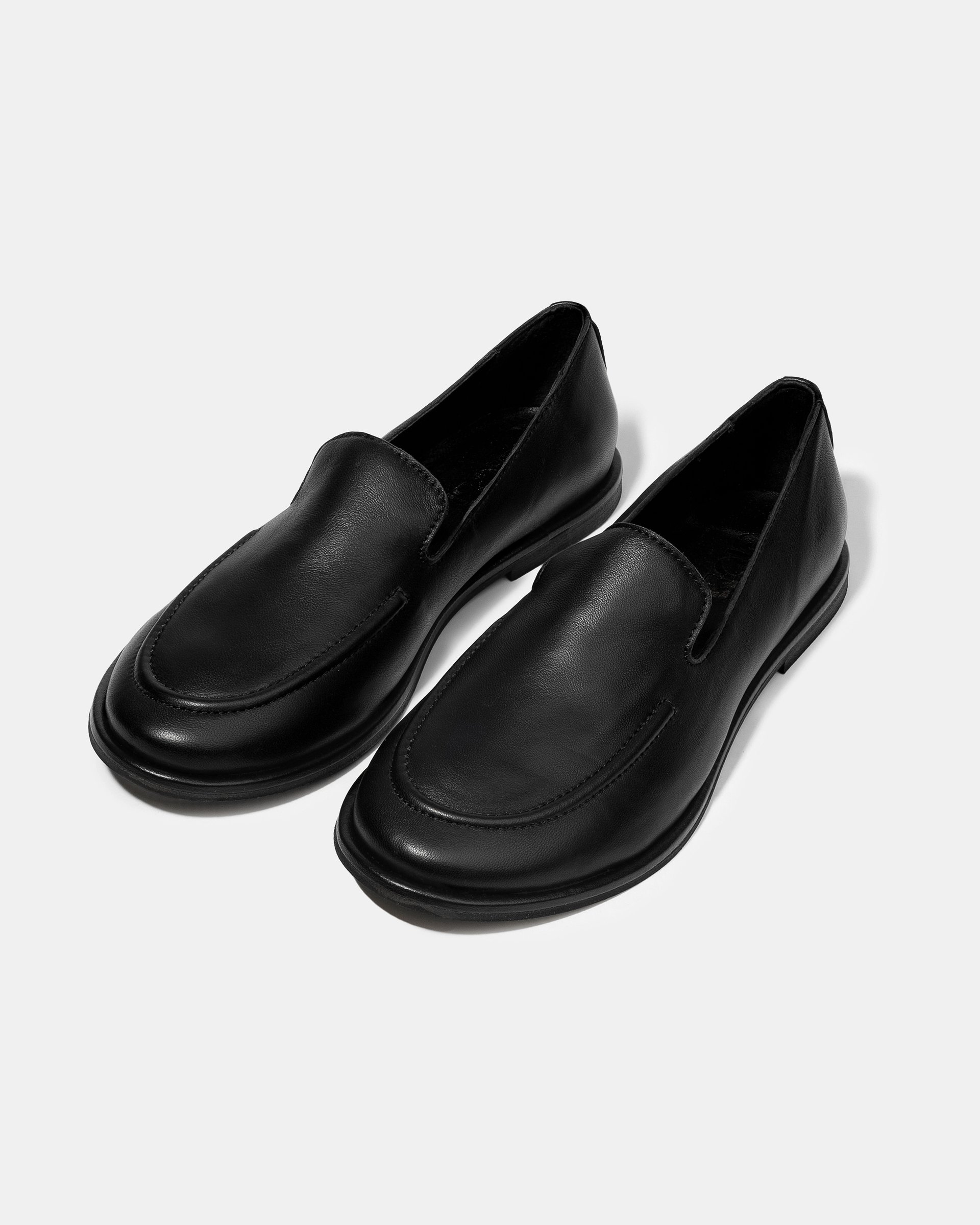 Черные кожаные туфли-лоферы - Image 2 of 4