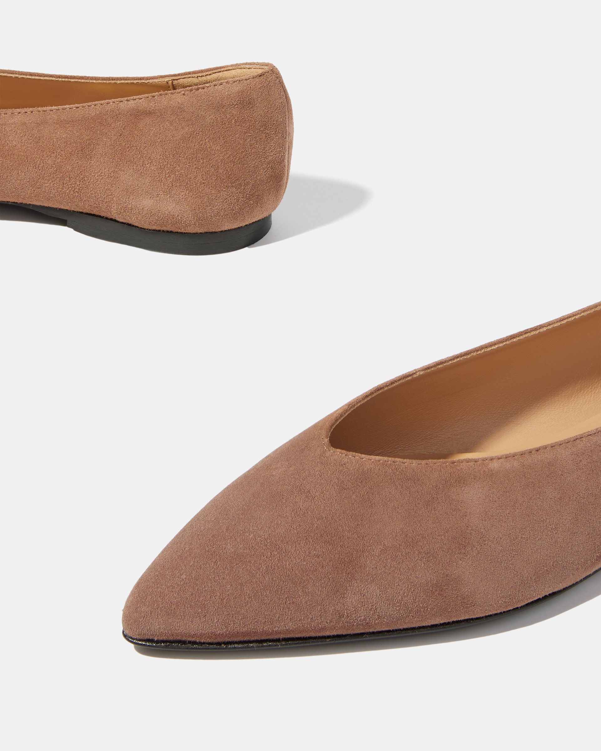 Бежевые замшевые туфли - Image 4 of 5