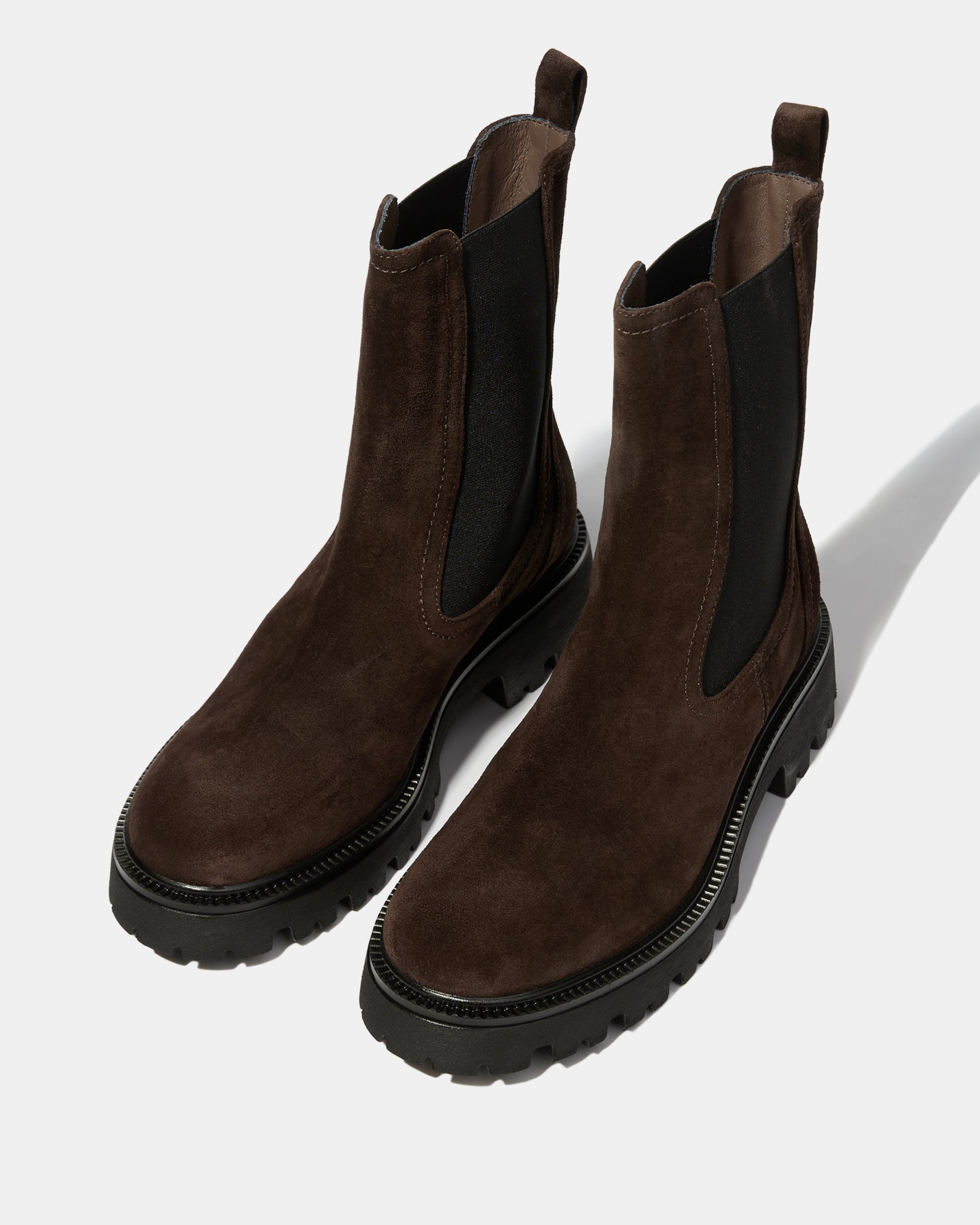 Темно-коричневые замшевые ботинки - Image 2 of 4