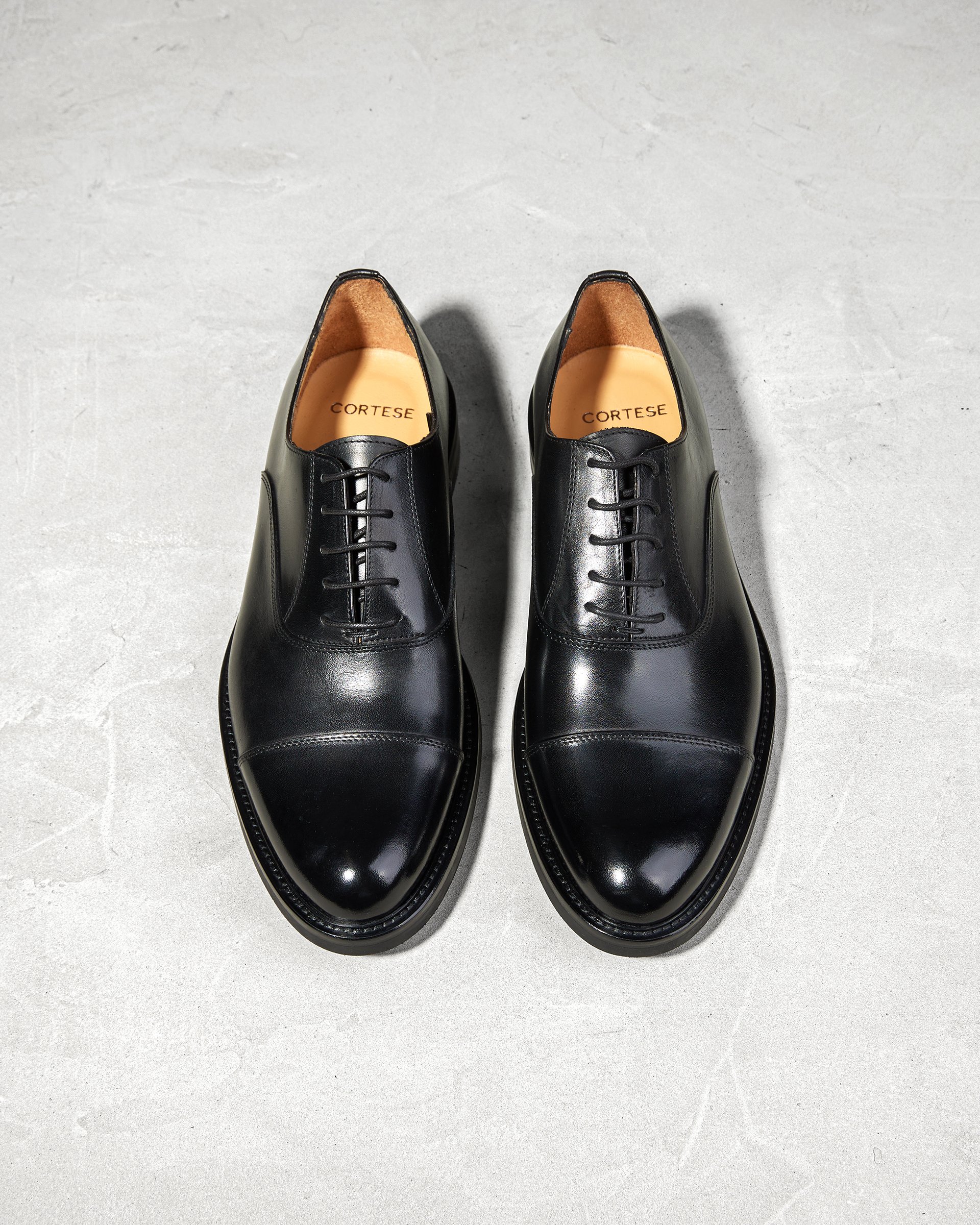 Черные кожаные мужские туфли - Image 3 of 5