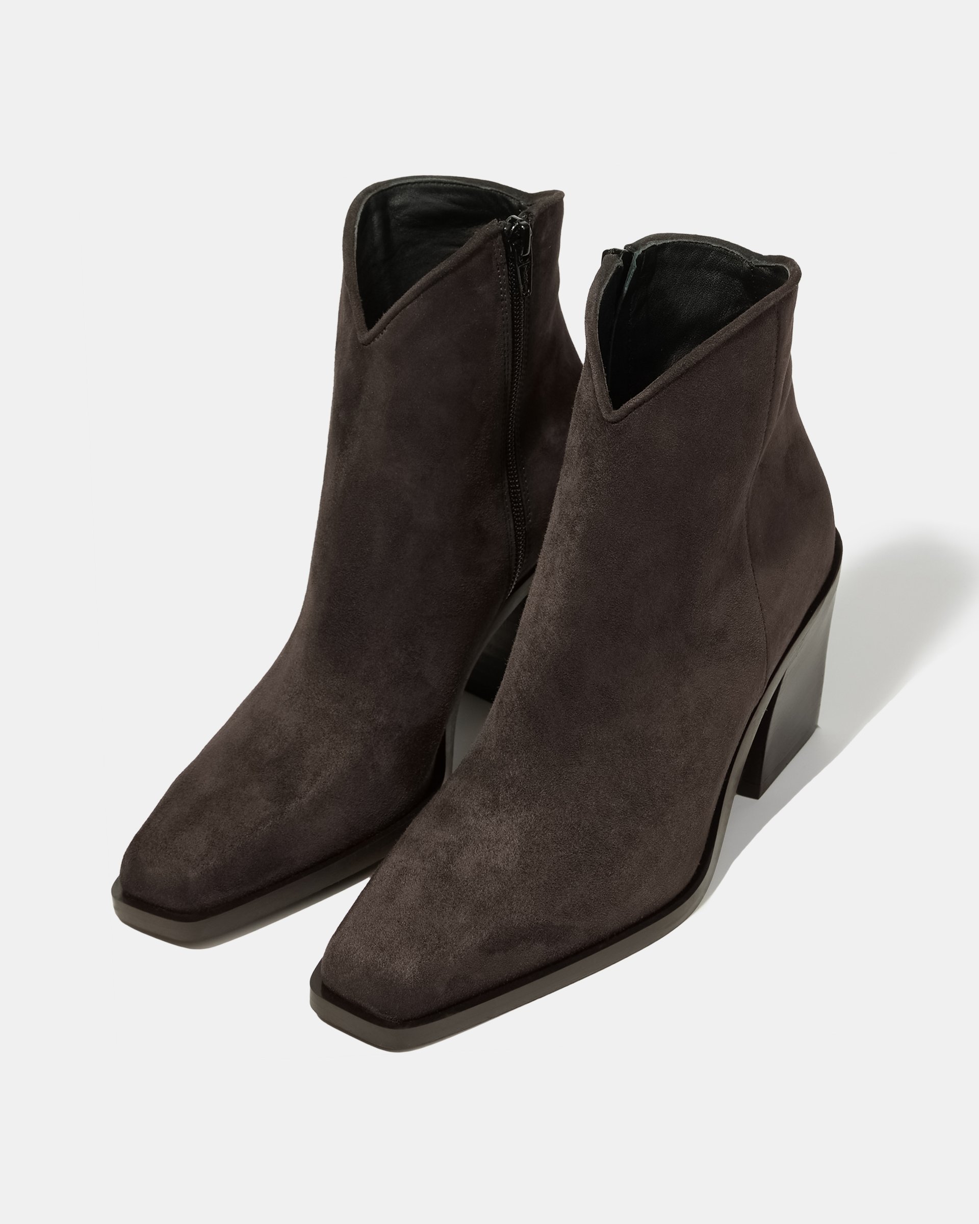 Коричневые замшевые ботильоны - Image 2 of 5