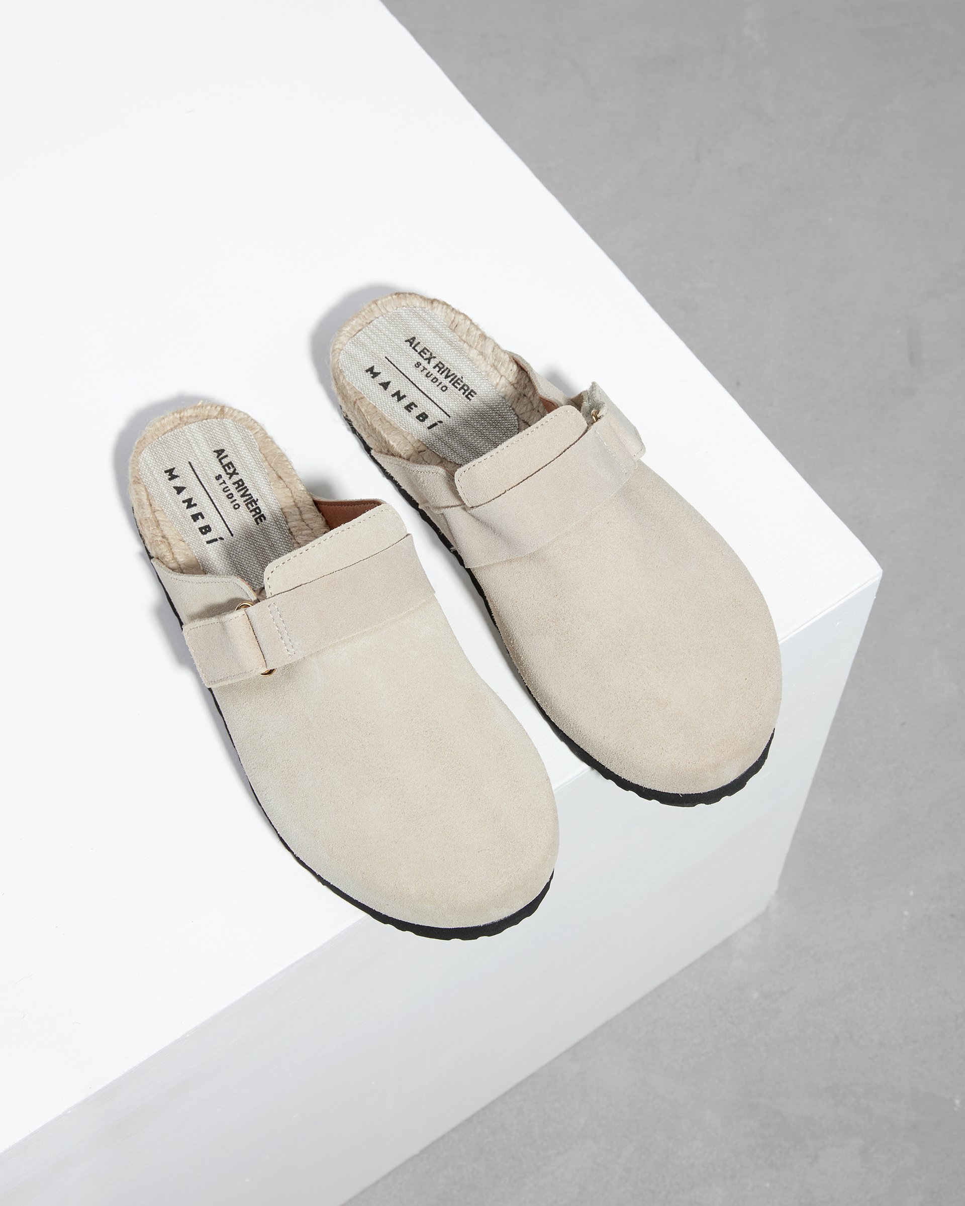 Бежевые замшевые слиперы - Image 2 of 7