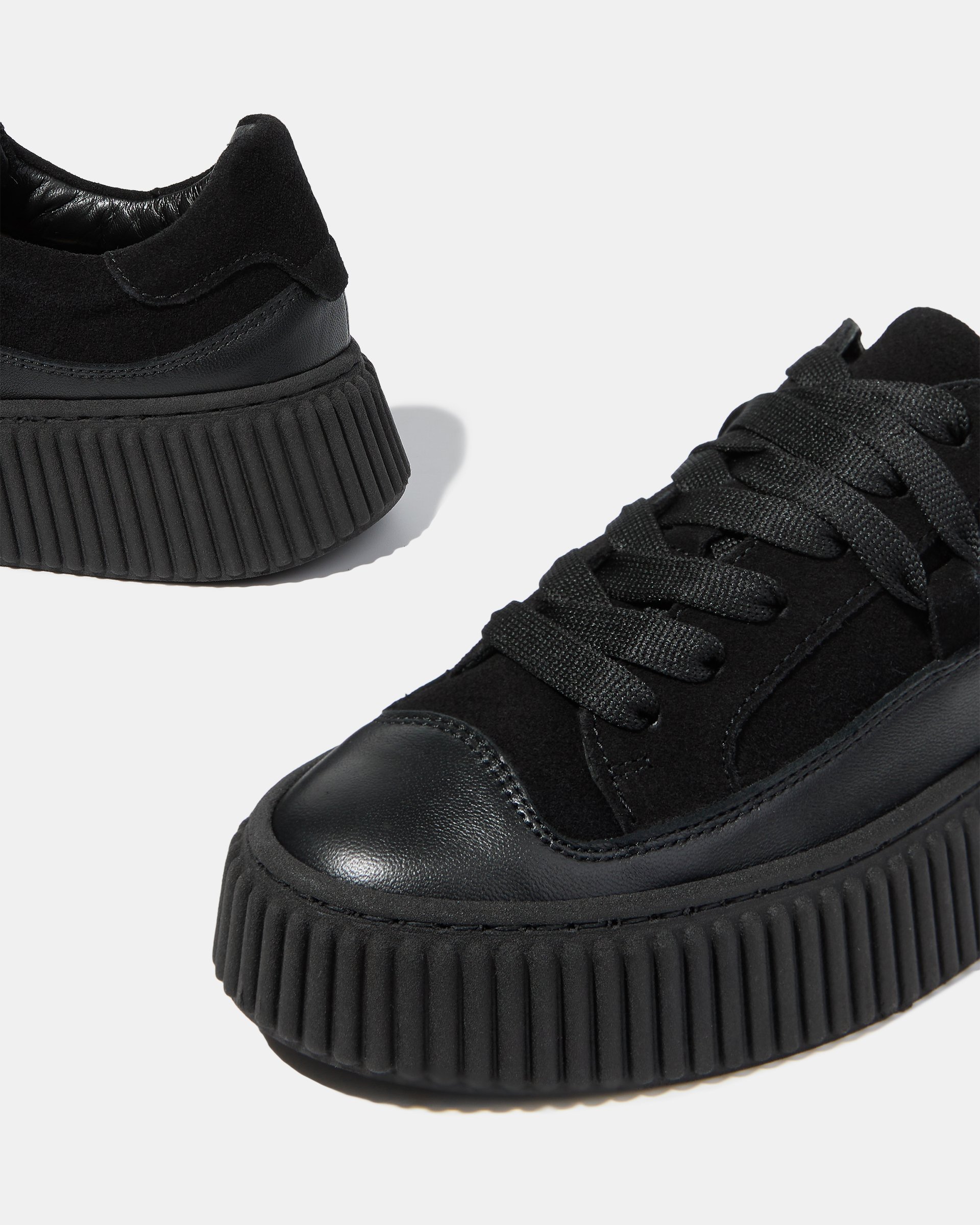 Черные кожаные кроссовки - Image 4 of 4