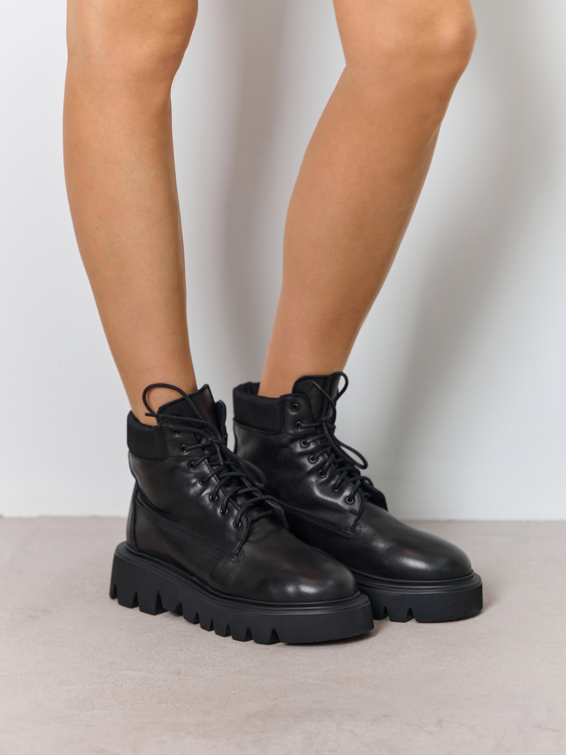 Черные ботинки из натуральной кожи - Image 5 of 7