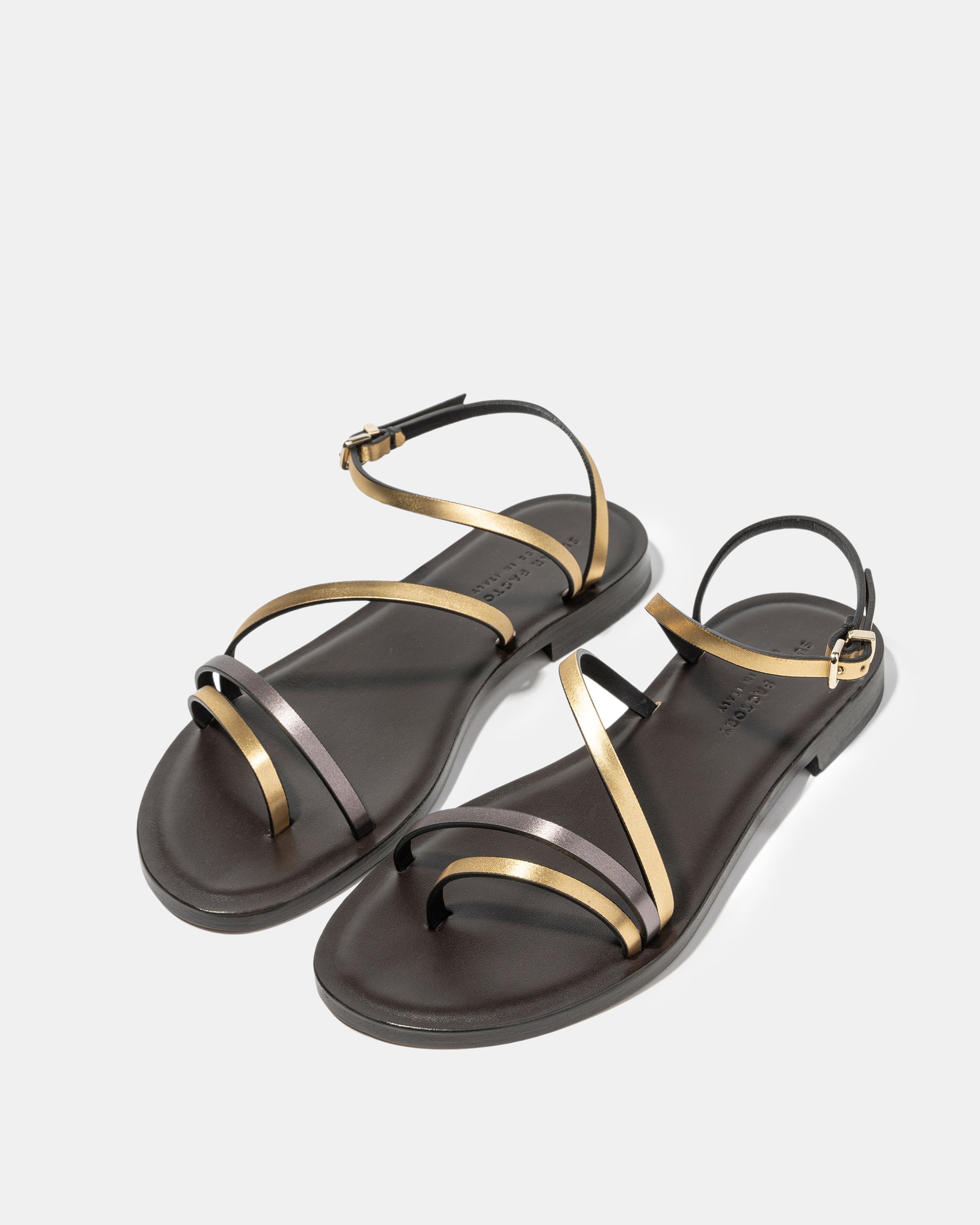 Темно-коричневые сандалии из натуральной кожи - Image 2 of 5