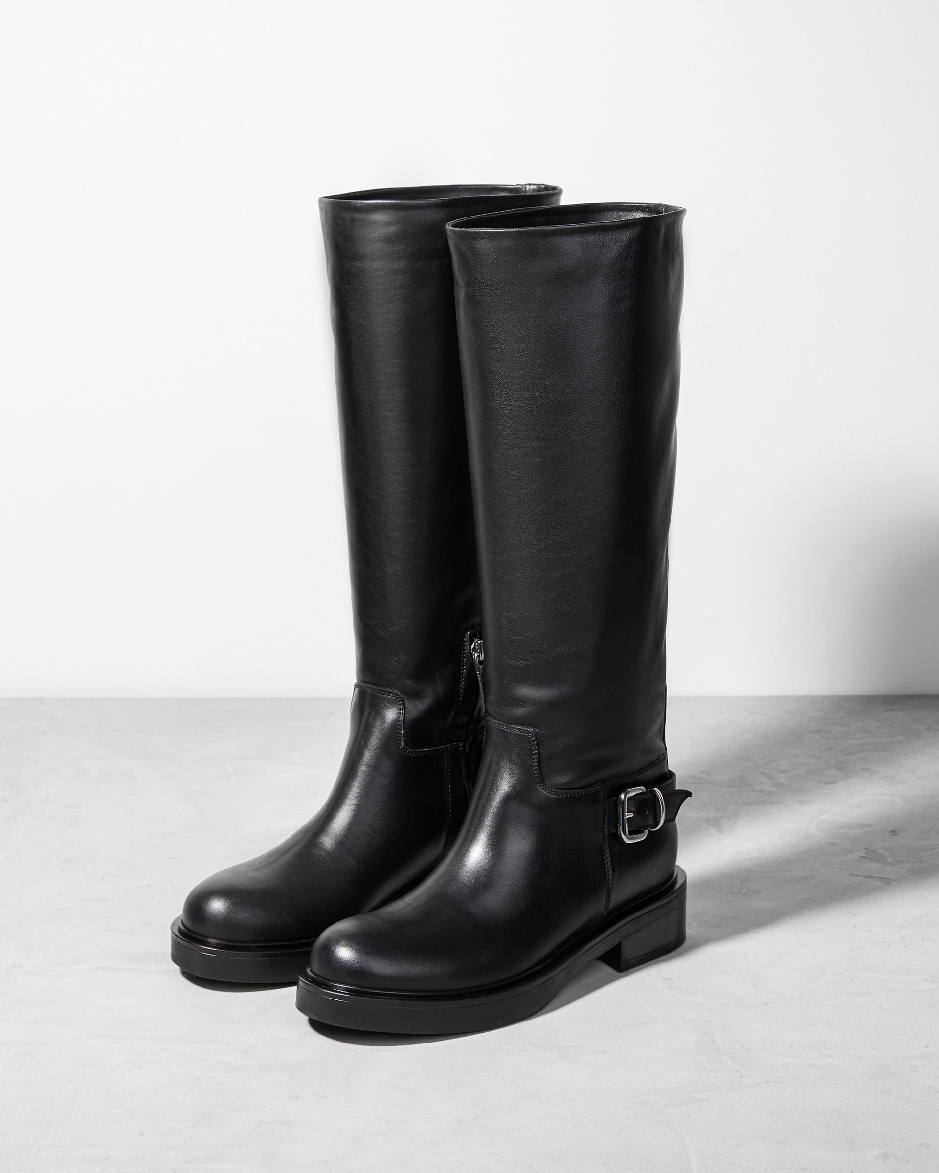 Черные кожаные сапоги - Image 2 of 6