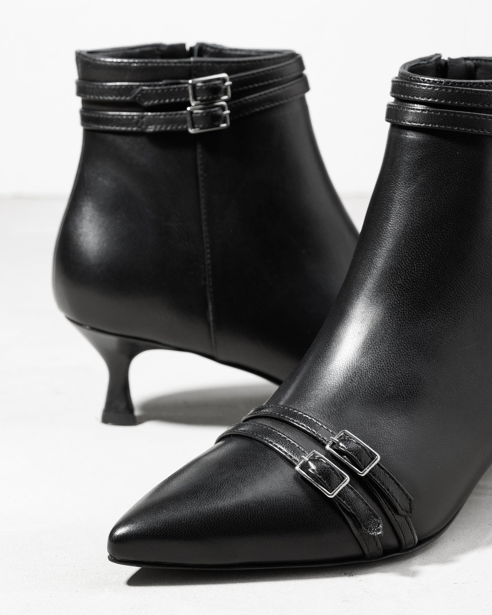 Черные кожаные ботильоны - Image 4 of 8