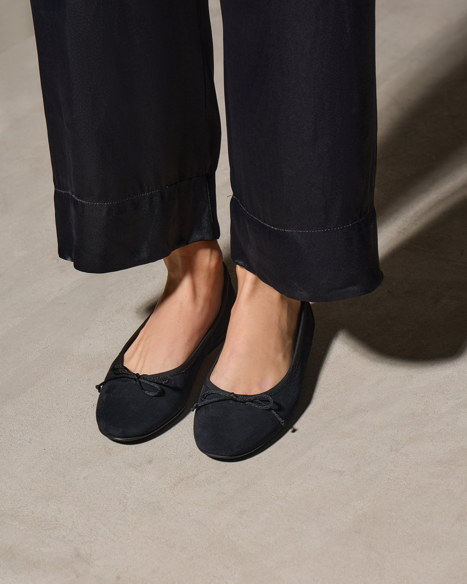 Черные замшевые балетки - Image 6 of 6