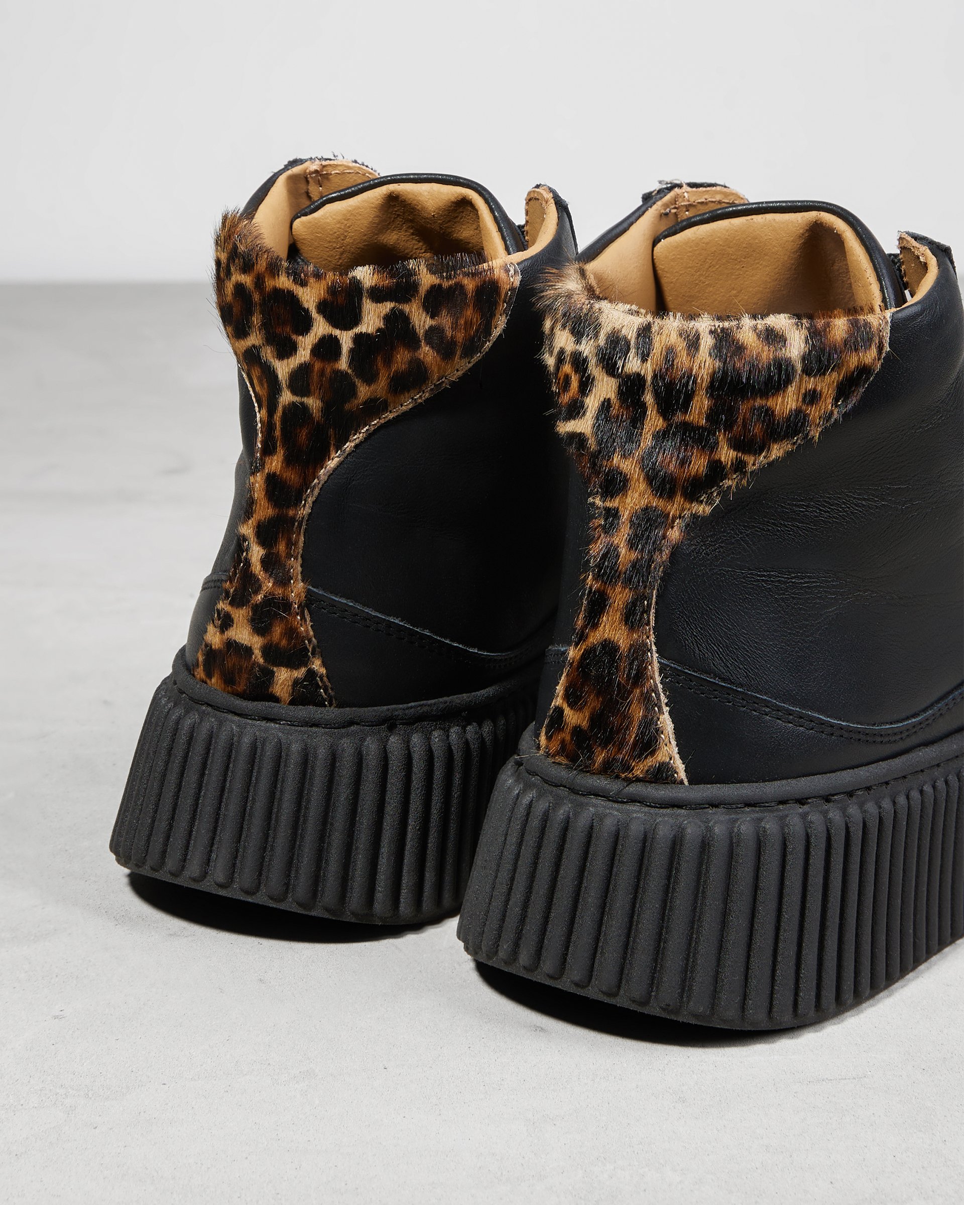 Черные кожаные кеды - Image 4 of 6