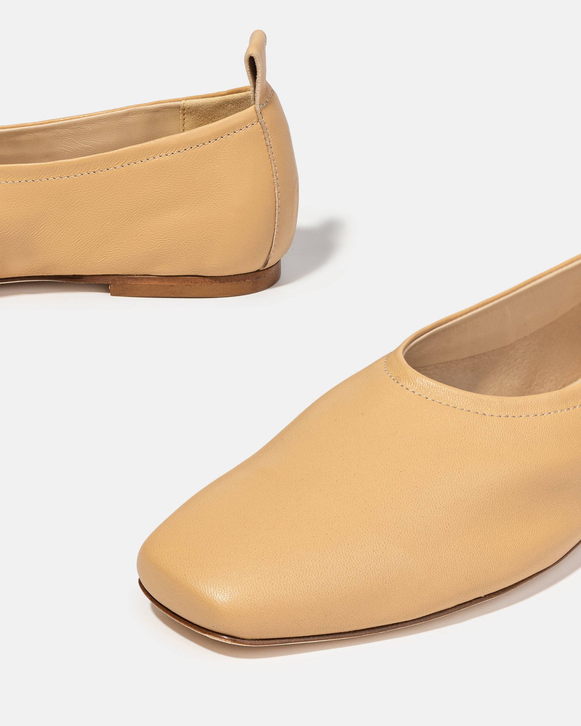 Бежевые балетки из натуральной кожи - Image 4 of 4
