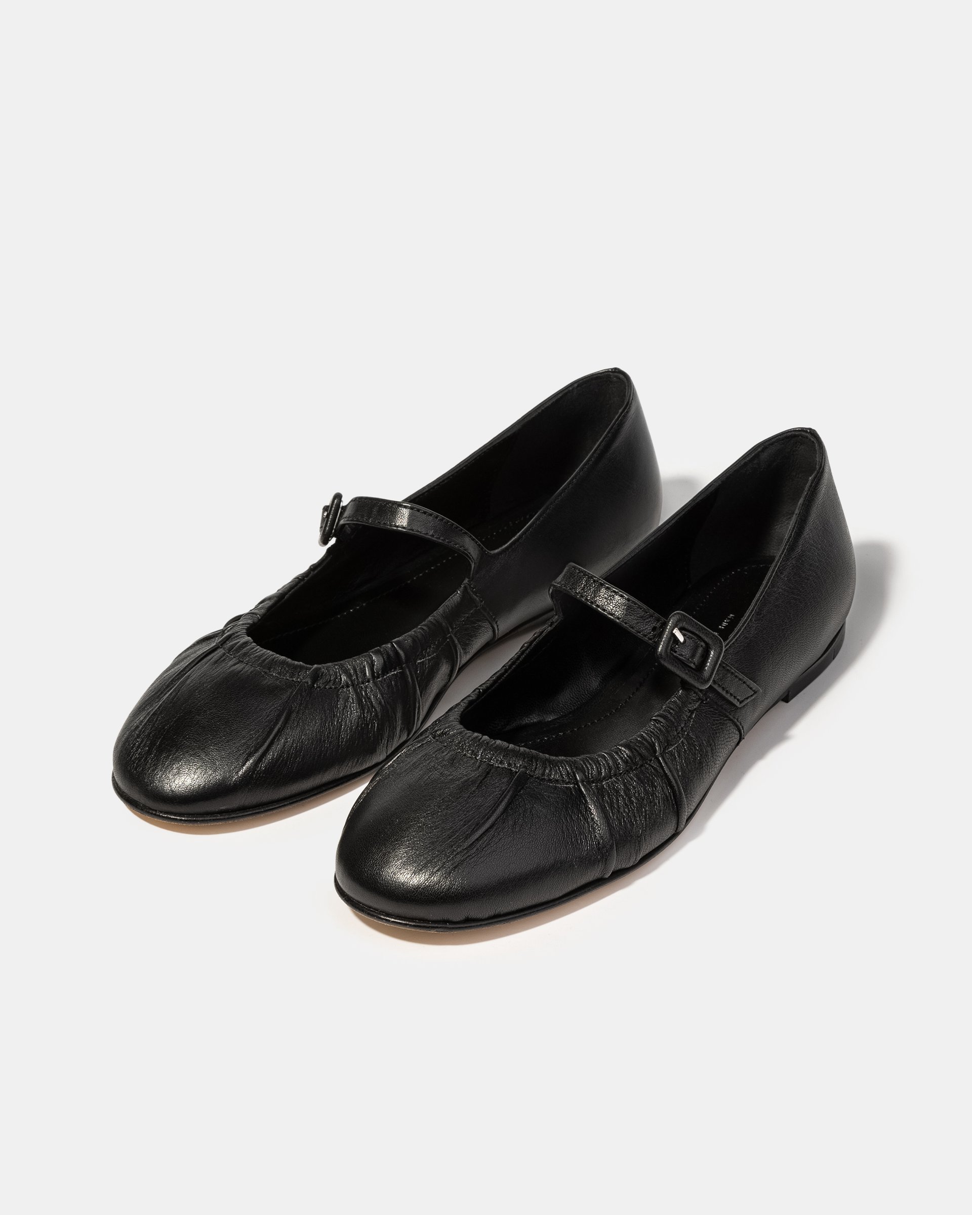 Черные классические балетки из натуральной кожи - Image 2 of 4